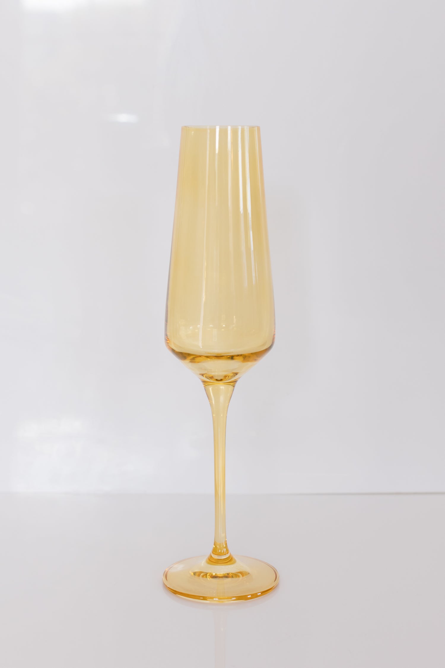 Estelle Colored Champagne Flute - Set of 6 {Yellow}