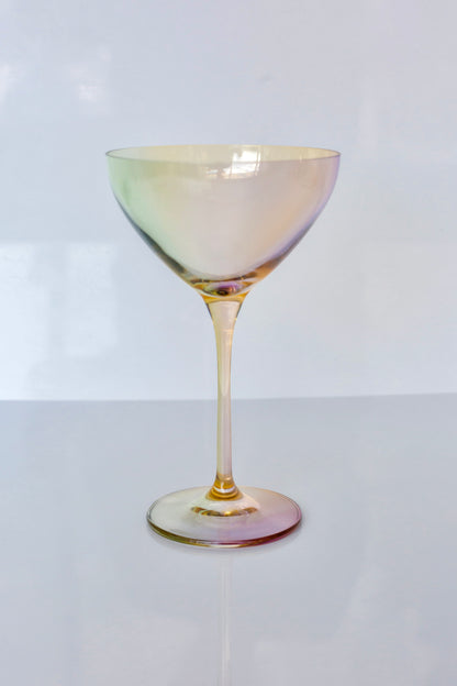 Estelle Colored Martini Glass - Set of 2 {Iridescent}