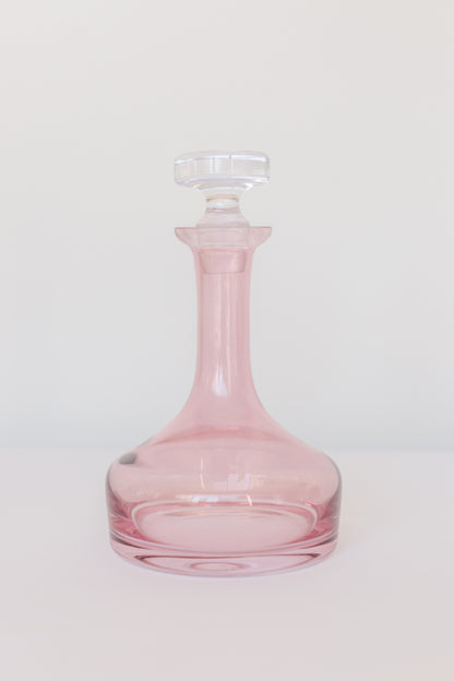 Estelle Colored Decanter- Vogue {Rose}