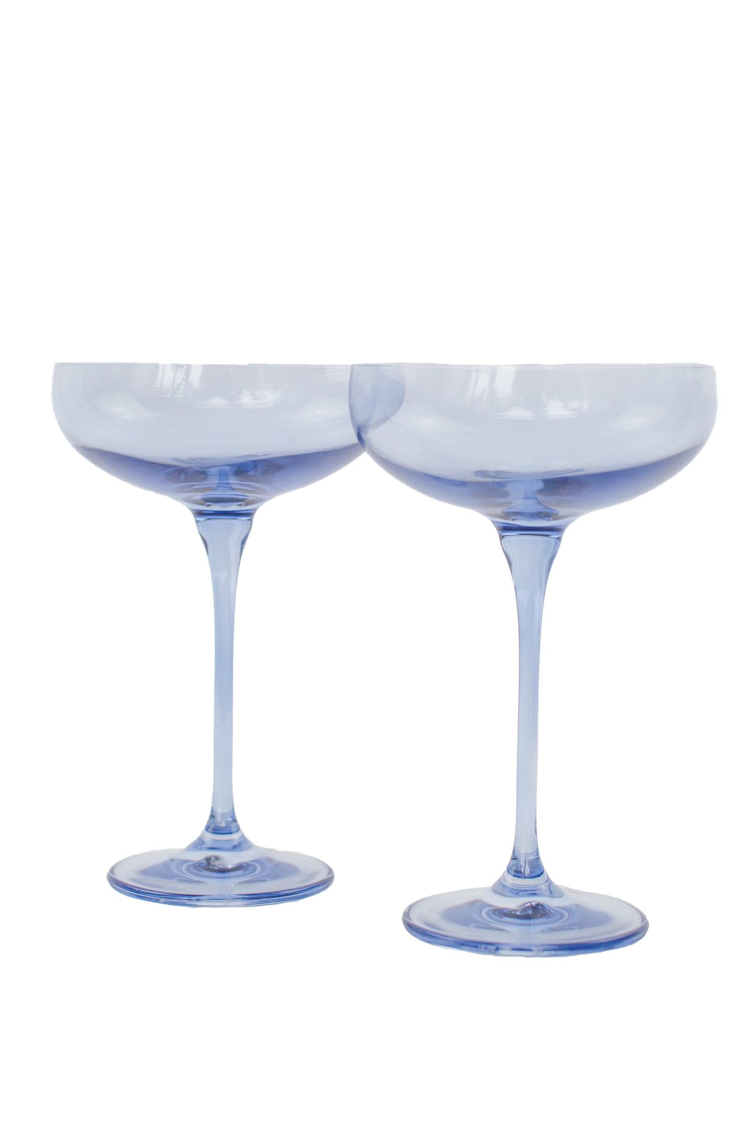 Estelle Colored Champagne Coupe Stemware - Set of 2 {Cobalt Blue}