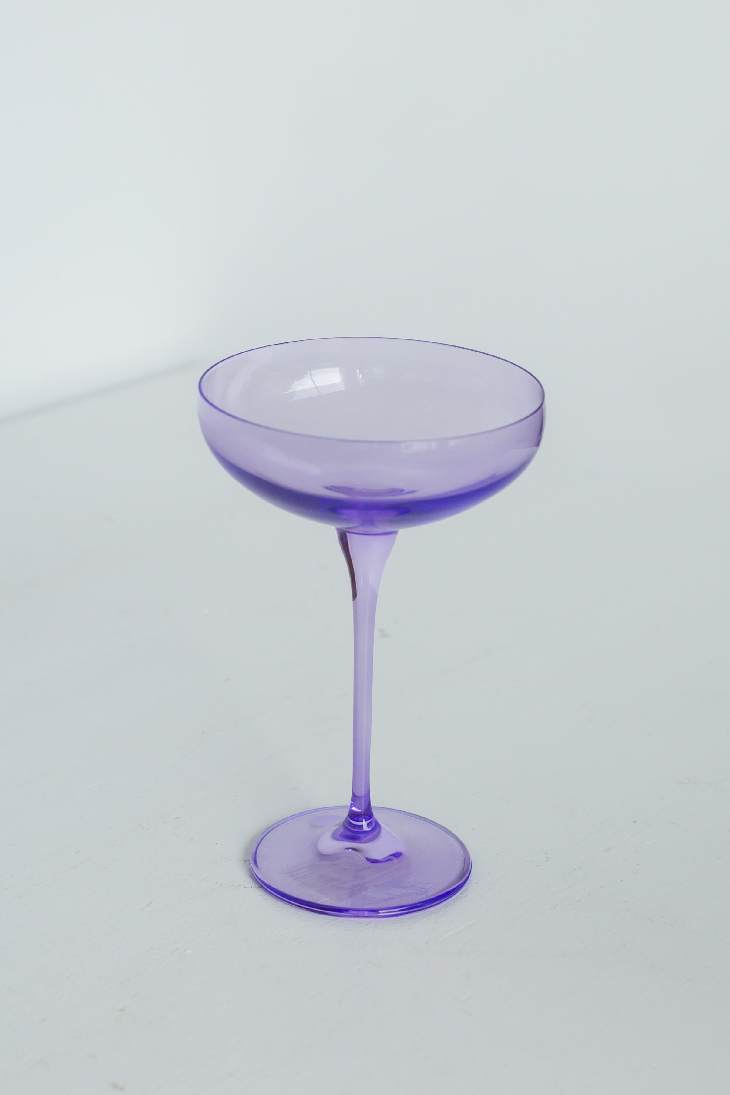 Estelle Colored Champagne Coupe Stemware - Set of 6 {Lavender}