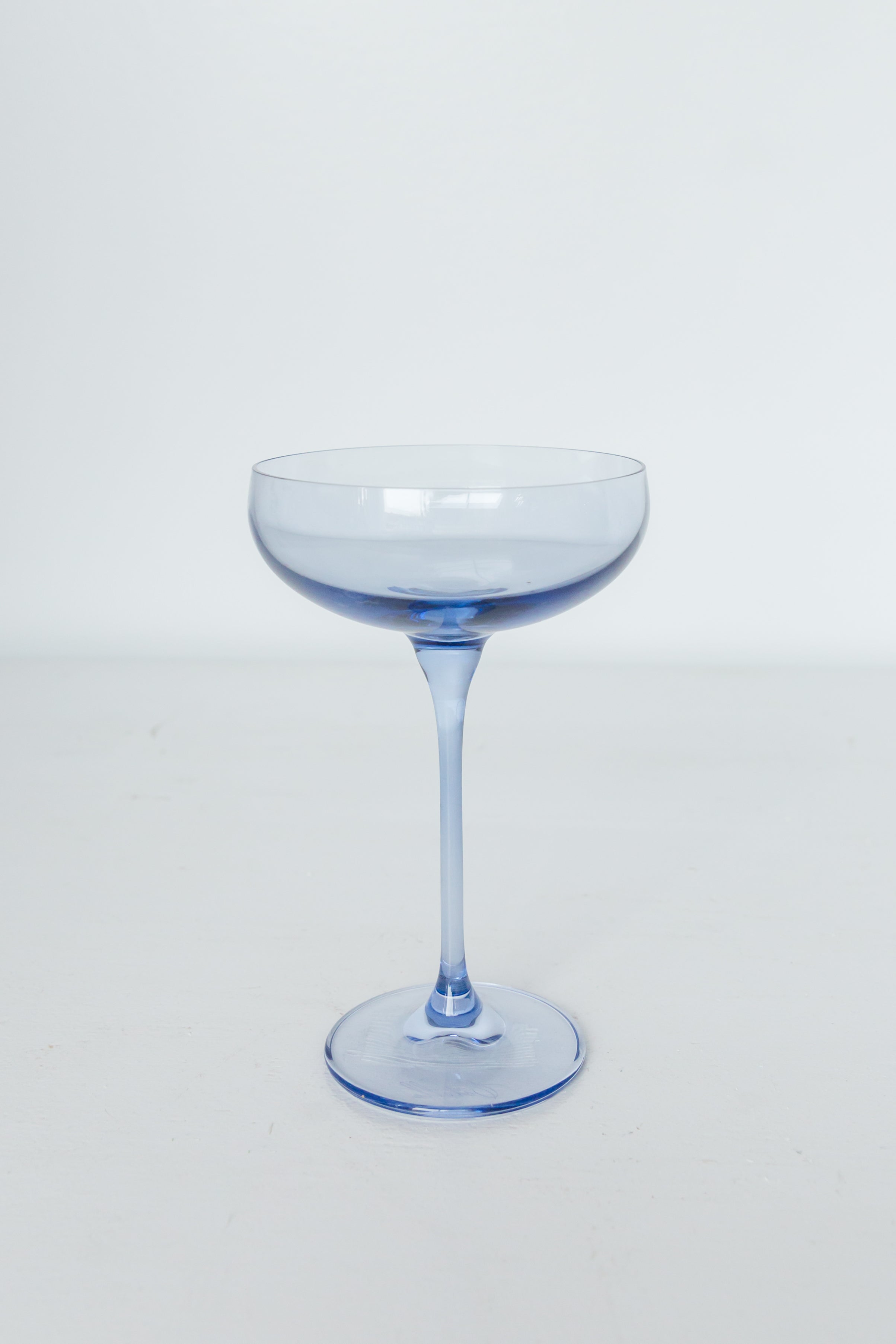 Estelle Colored Champagne Coupe Stemware - Set of 2 {Cobalt Blue}