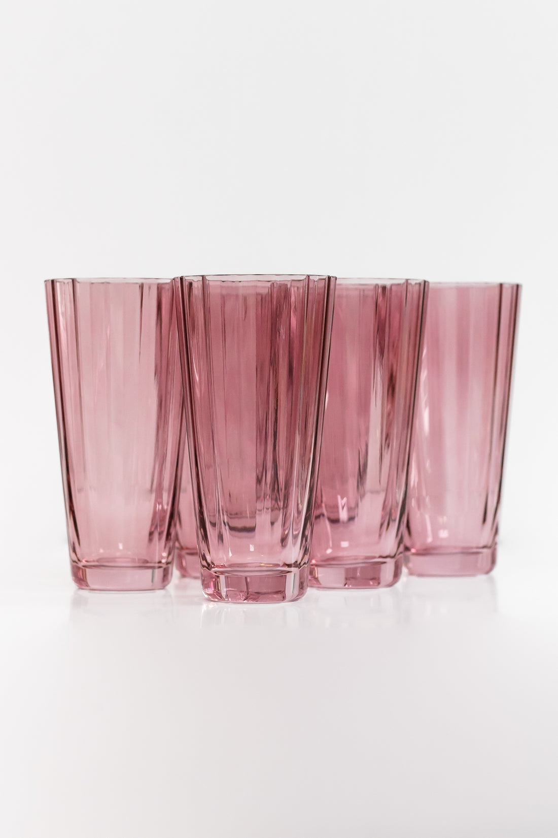 Estelle Colored Sunday High Balls - Set of 6 {Rose}