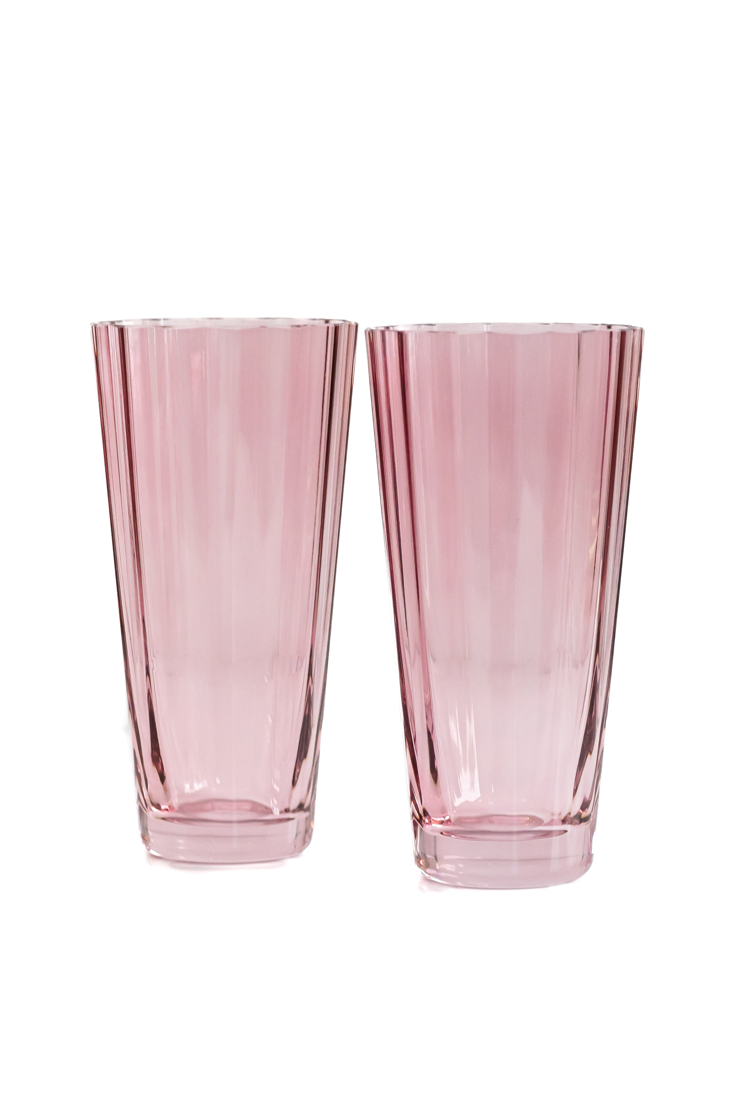 Estelle Colored Sunday High Balls - Set of 2 {Rose}