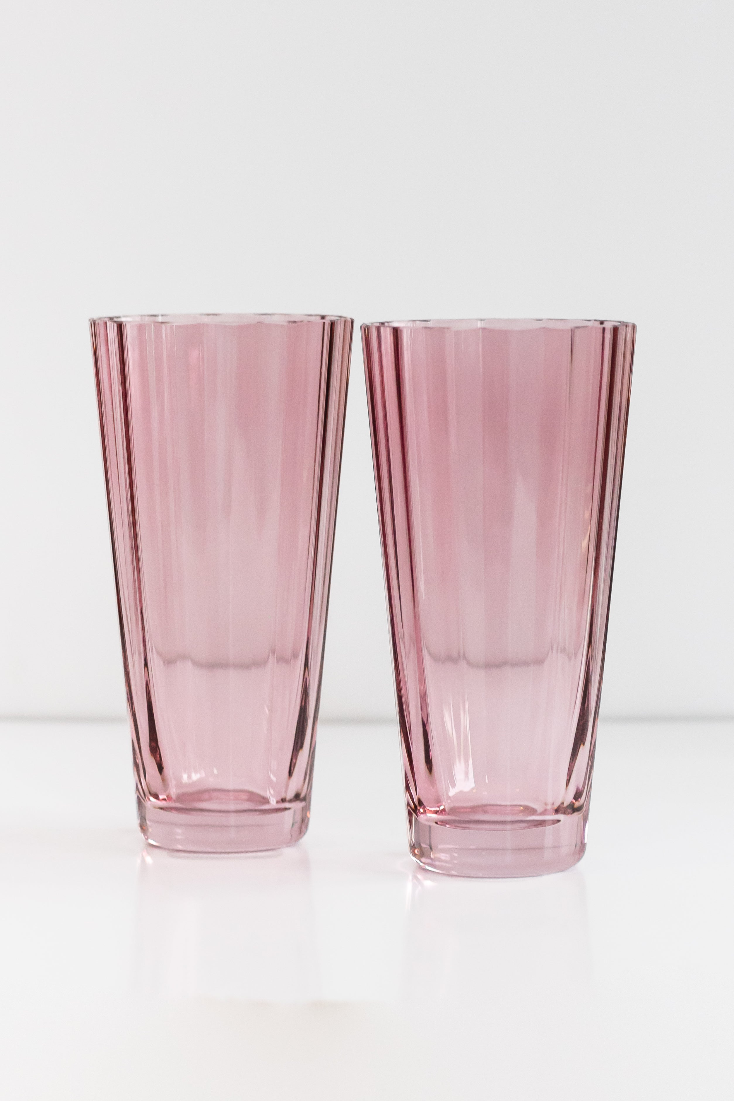 Estelle Colored Sunday High Balls - Set of 2 {Rose}