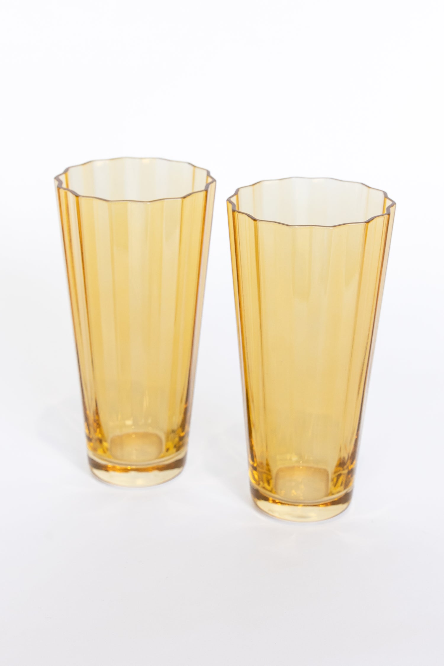 Estelle Colored Sunday High Balls - Set of 2 {Yellow}