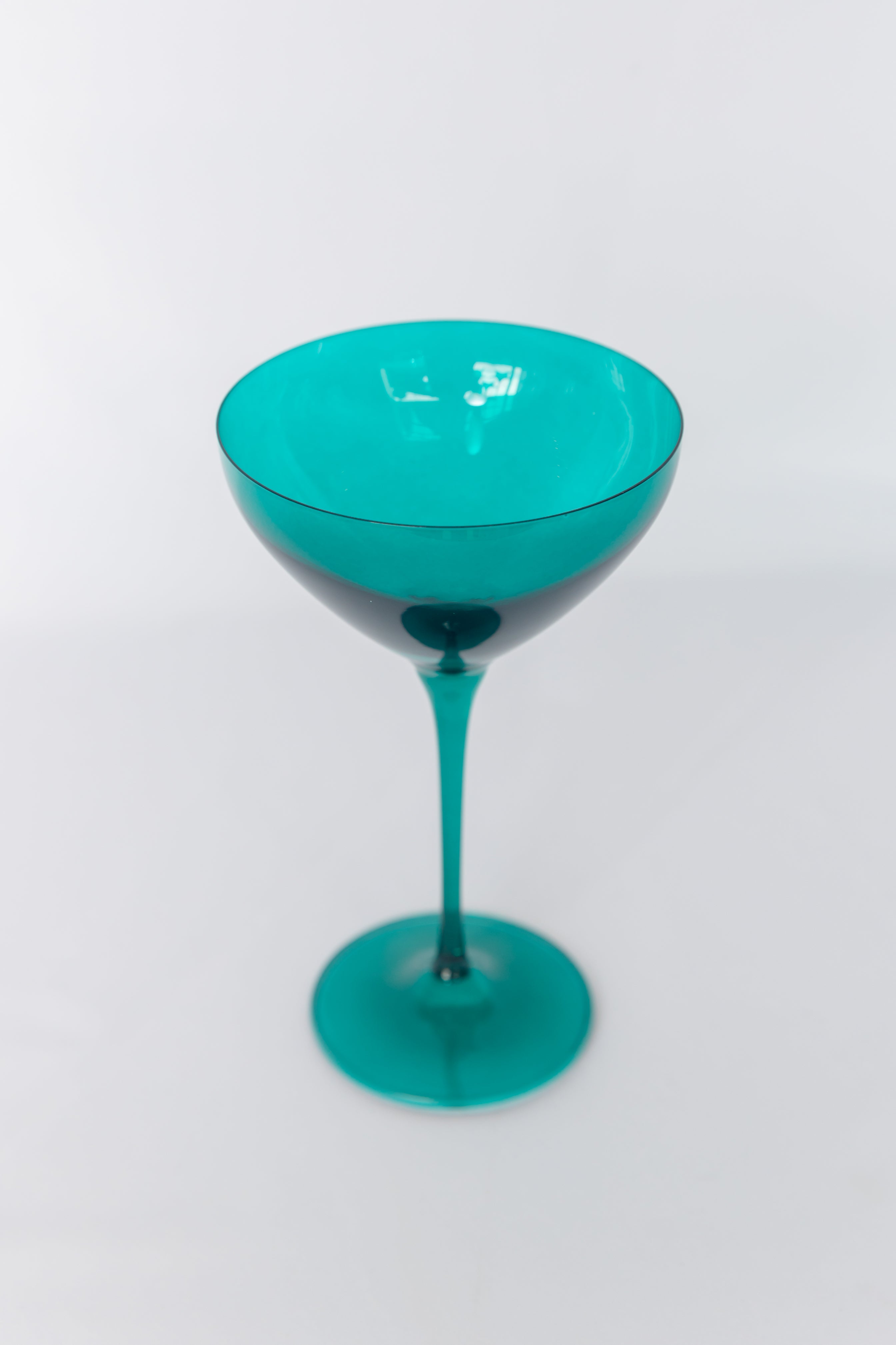 Estelle Colored Martini Glass - Set of 2 {Emerald Green}