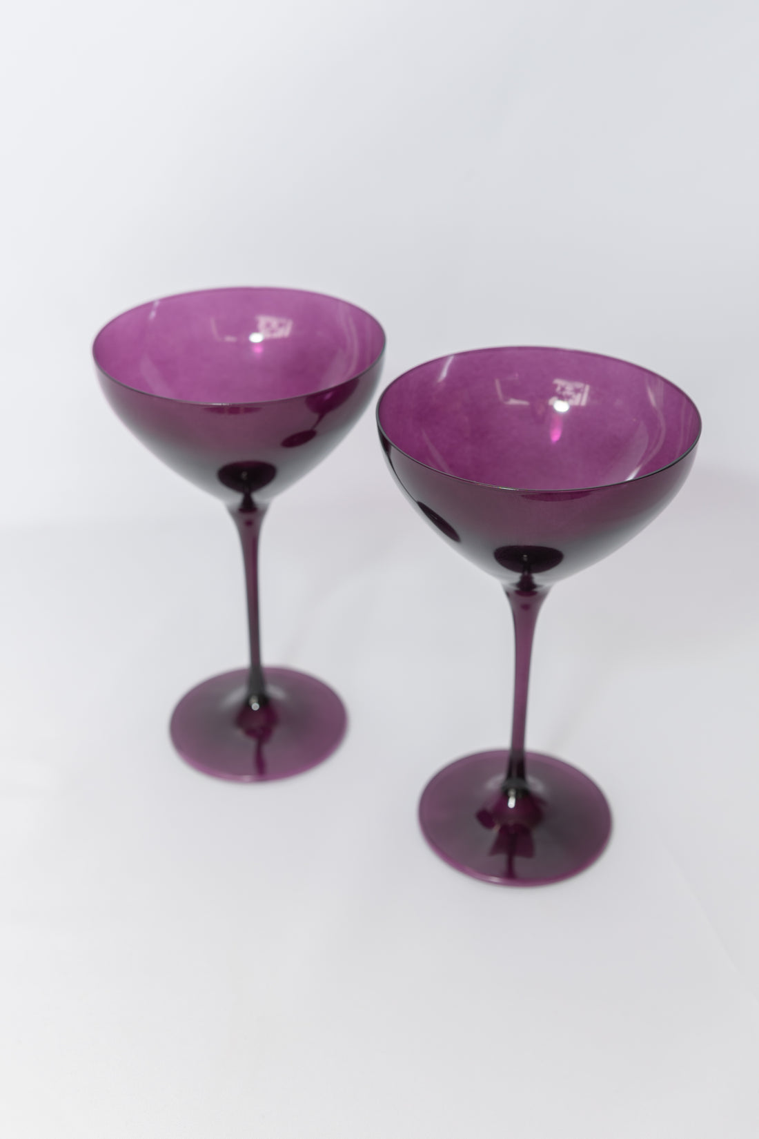 Estelle Colored Martini Glass - Set of 2 {Amethyst}