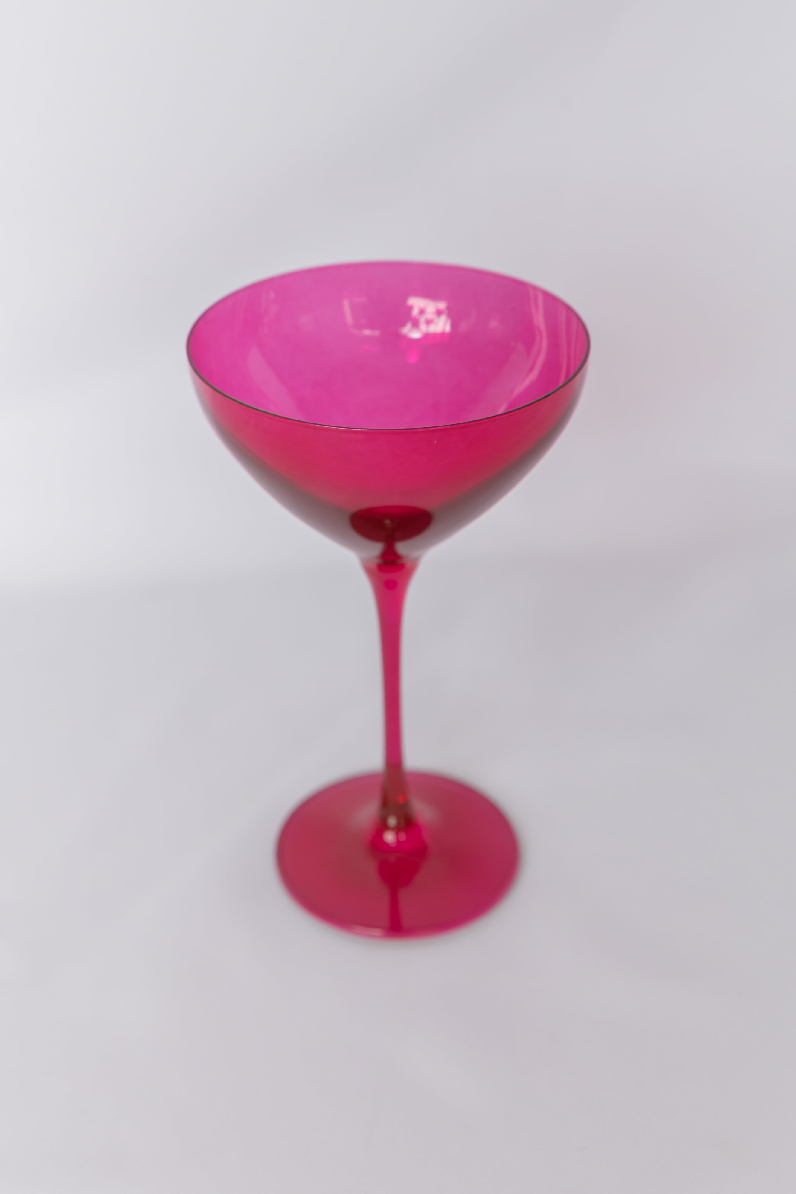 Estelle Colored Martini Glass - Set of 2 {Viva Magenta (Our Fuchsia)}