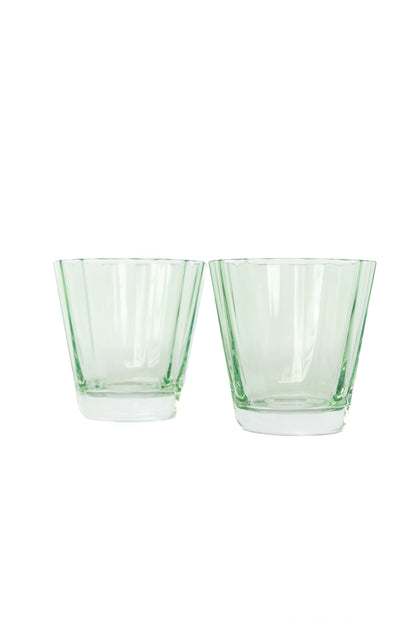 Estelle Colored Sunday Low Balls - Set of 2 {Mint Green}