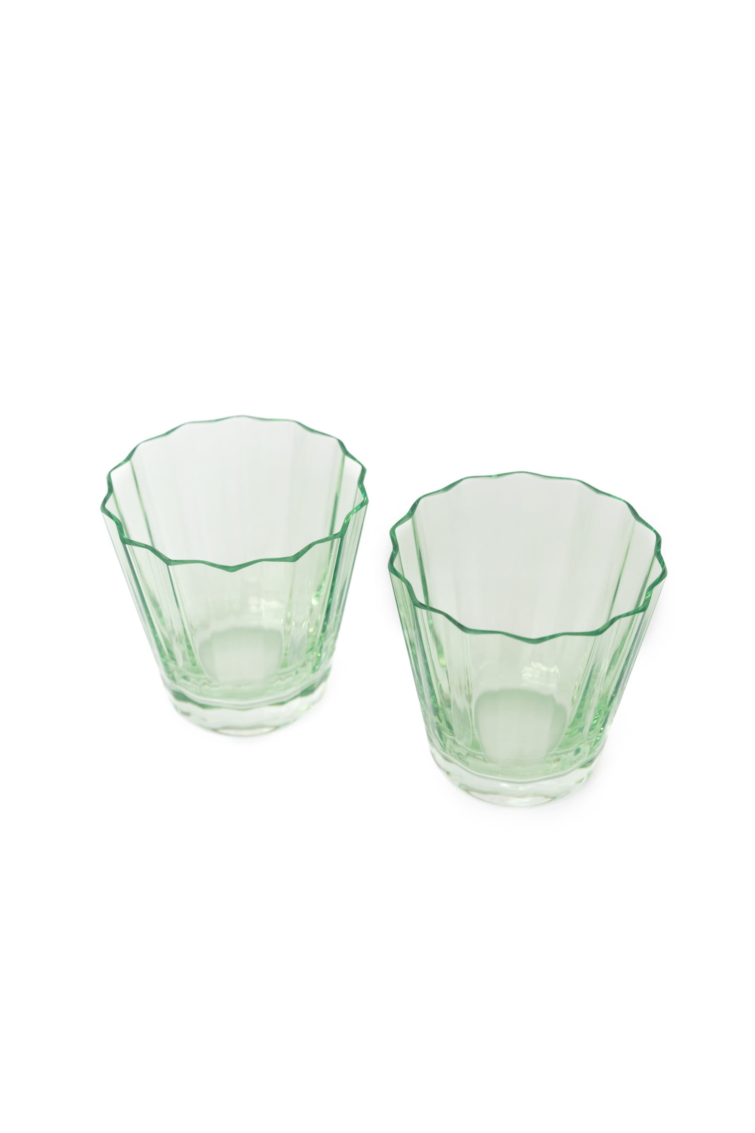 Estelle Colored Sunday Low Balls - Set of 2 {Mint Green}