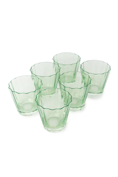 Estelle Colored Sunday Low Balls - Set of 6 {Mint Green}