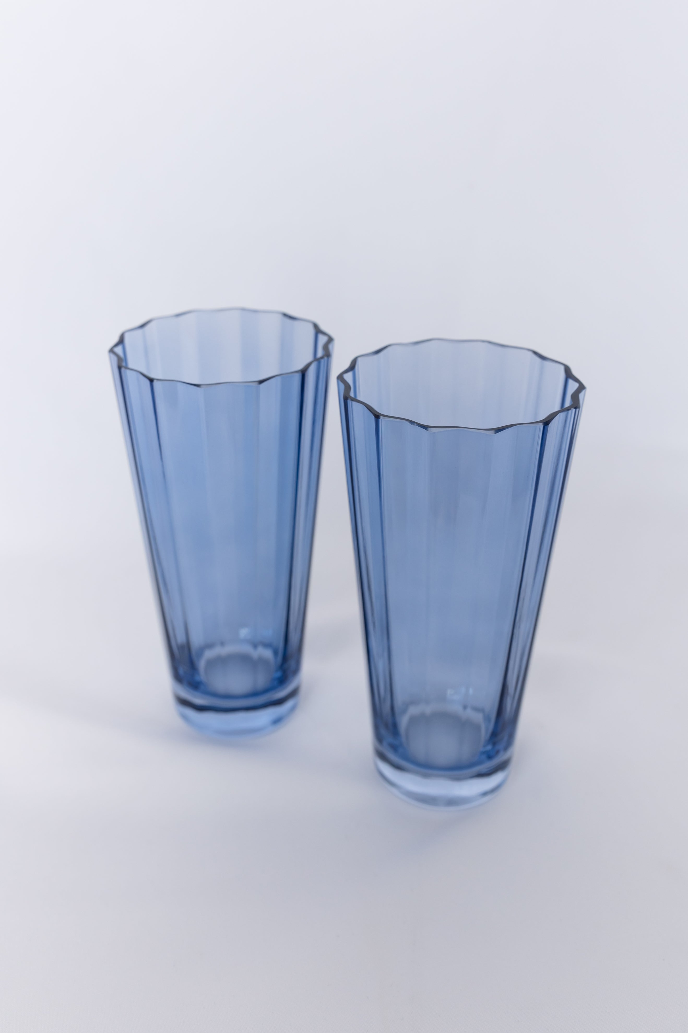 Estelle Colored Sunday High Balls - Set of 2 {Cobalt Blue}