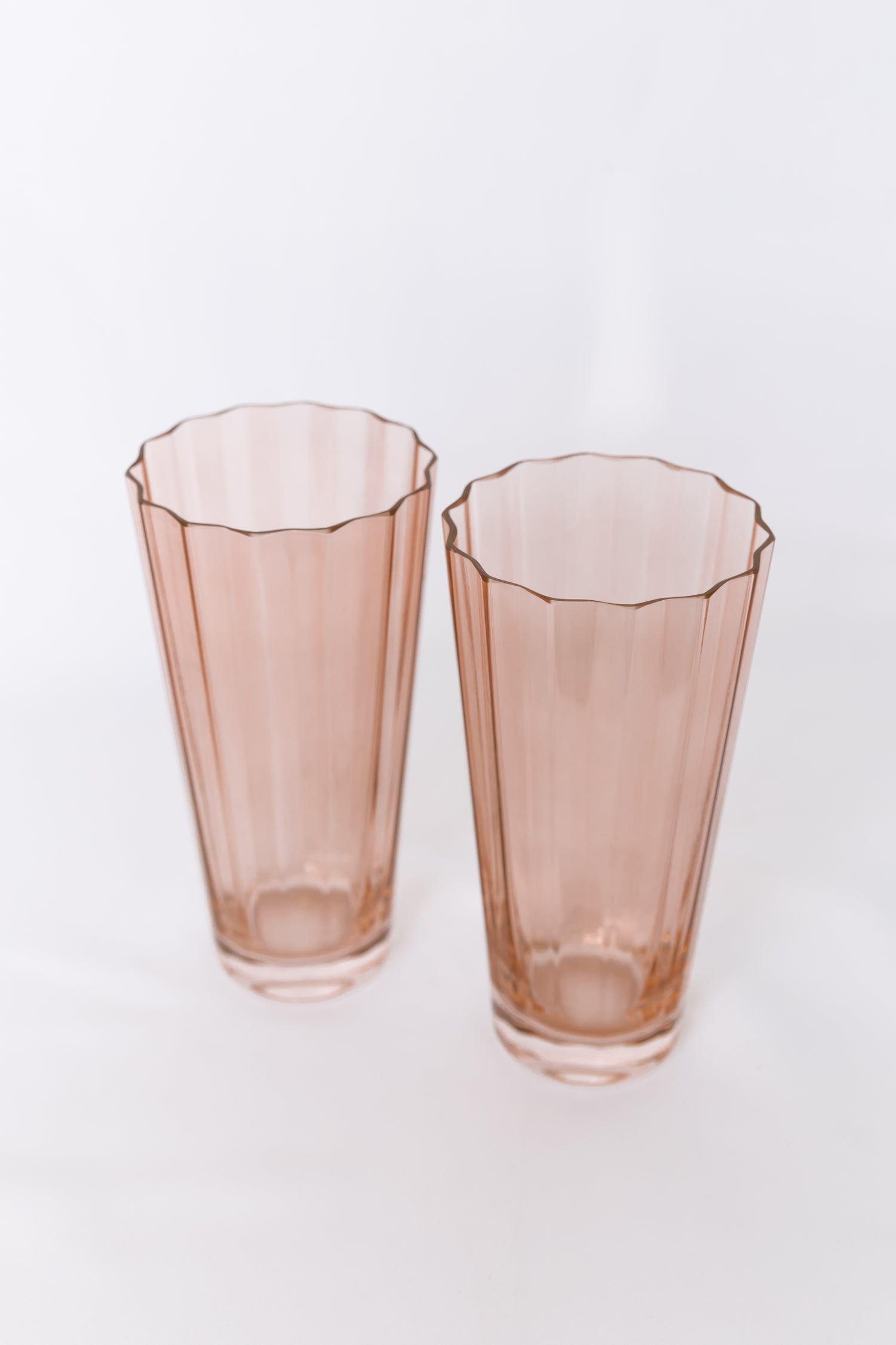 Estelle Colored Sunday High Balls - Set of 2 {Blush Pink}