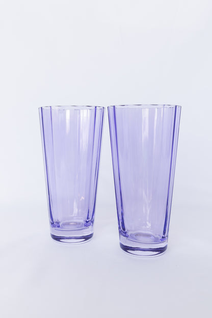 Estelle Colored Sunday High Balls - Set of 2 {Lavender}