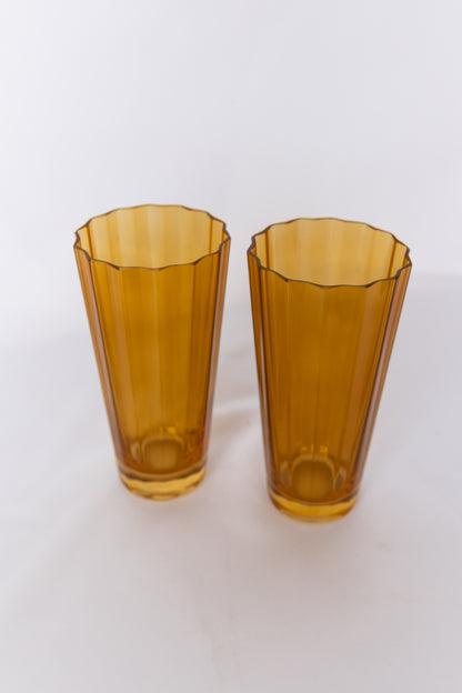 Estelle Colored Sunday High Balls - Set of 2 {Butterscotch}