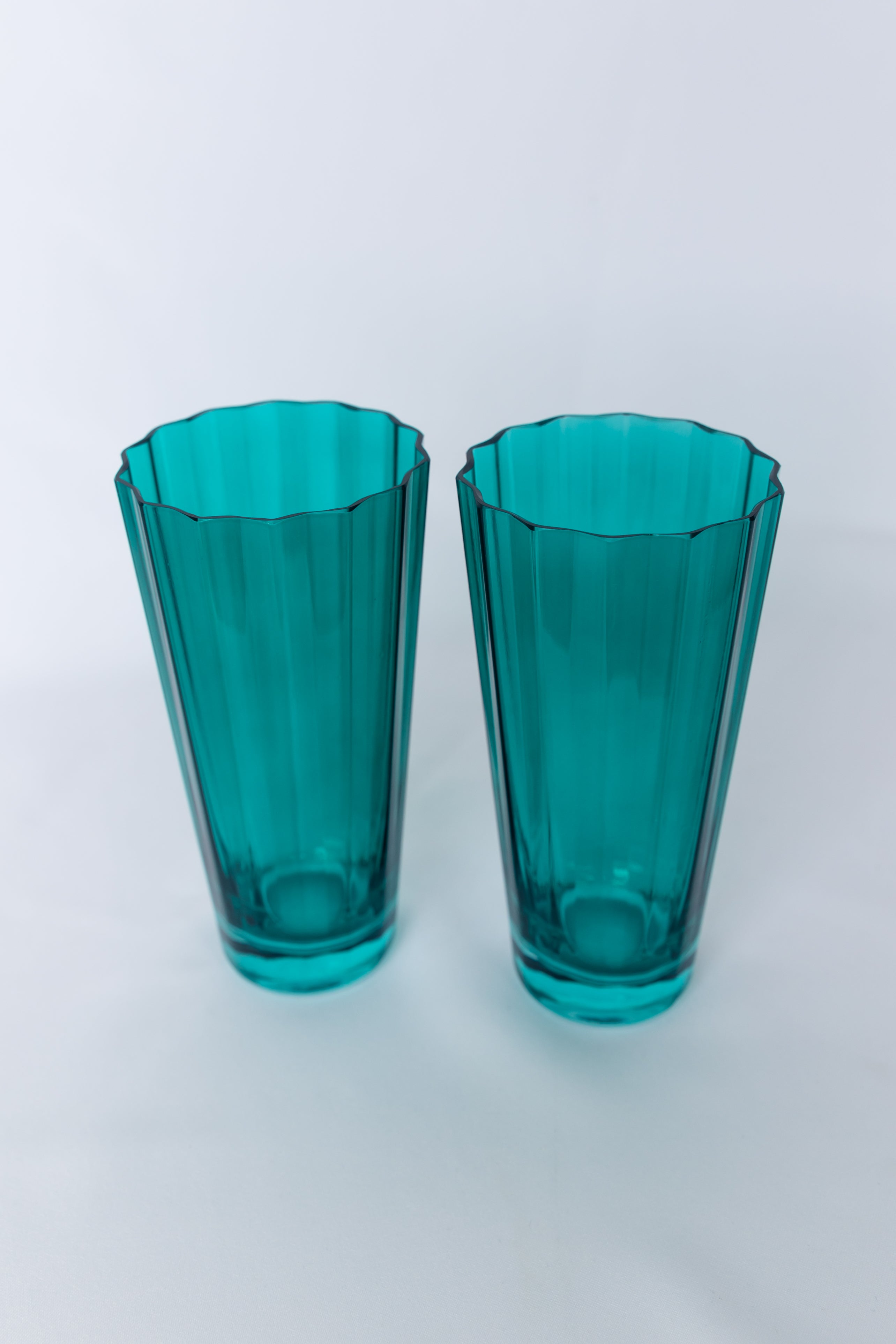 Estelle Colored Sunday High Balls - Set of 2 {Emerald Green}