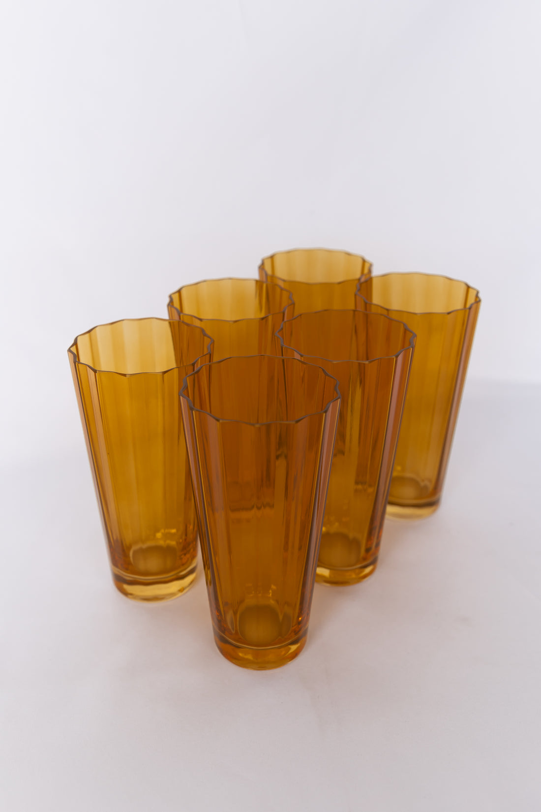 Estelle Colored Sunday High Balls - Set of 6 {Butterscotch}