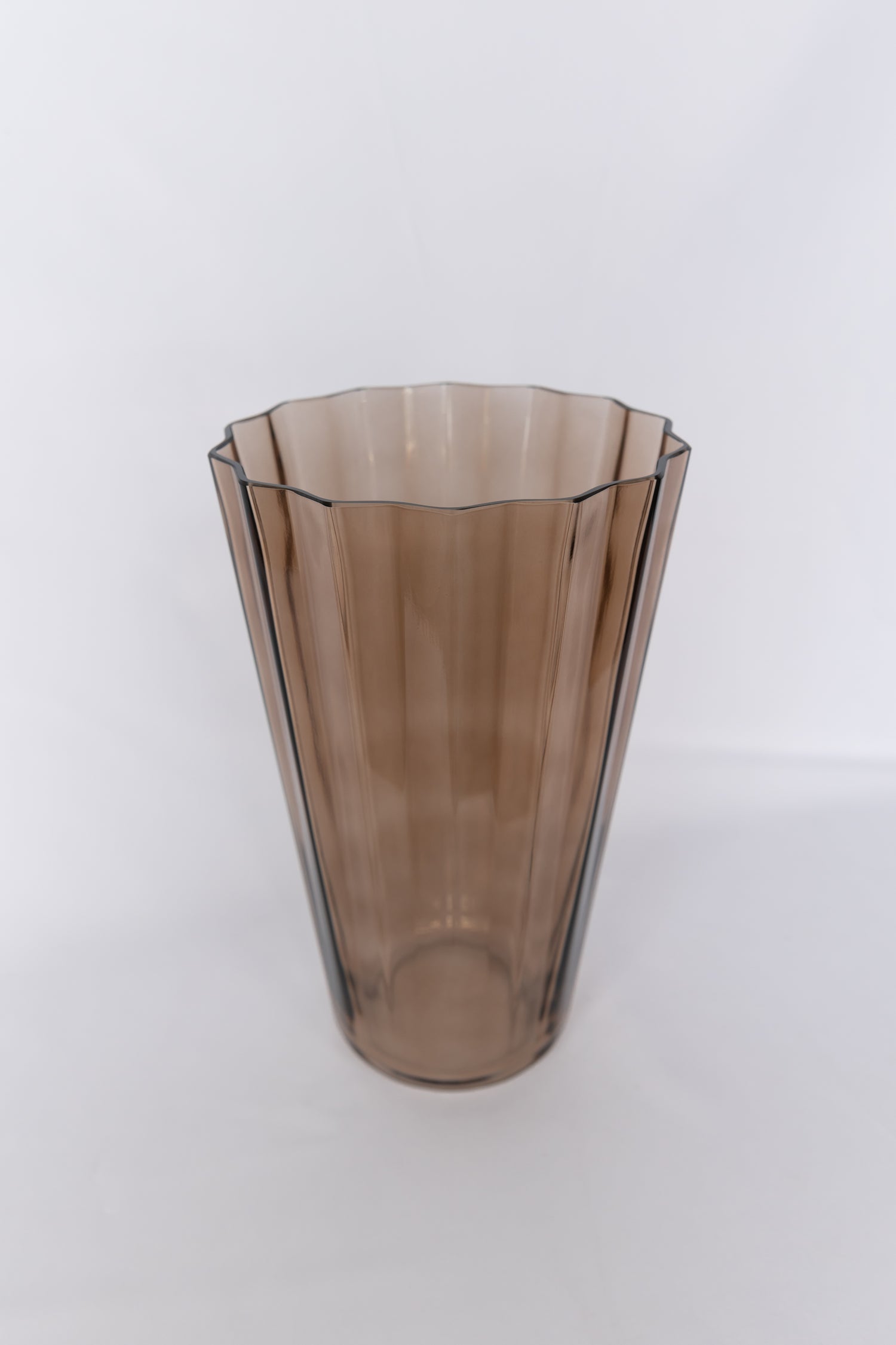 Estelle Colored Sunday Vase - {Amber Smoke}