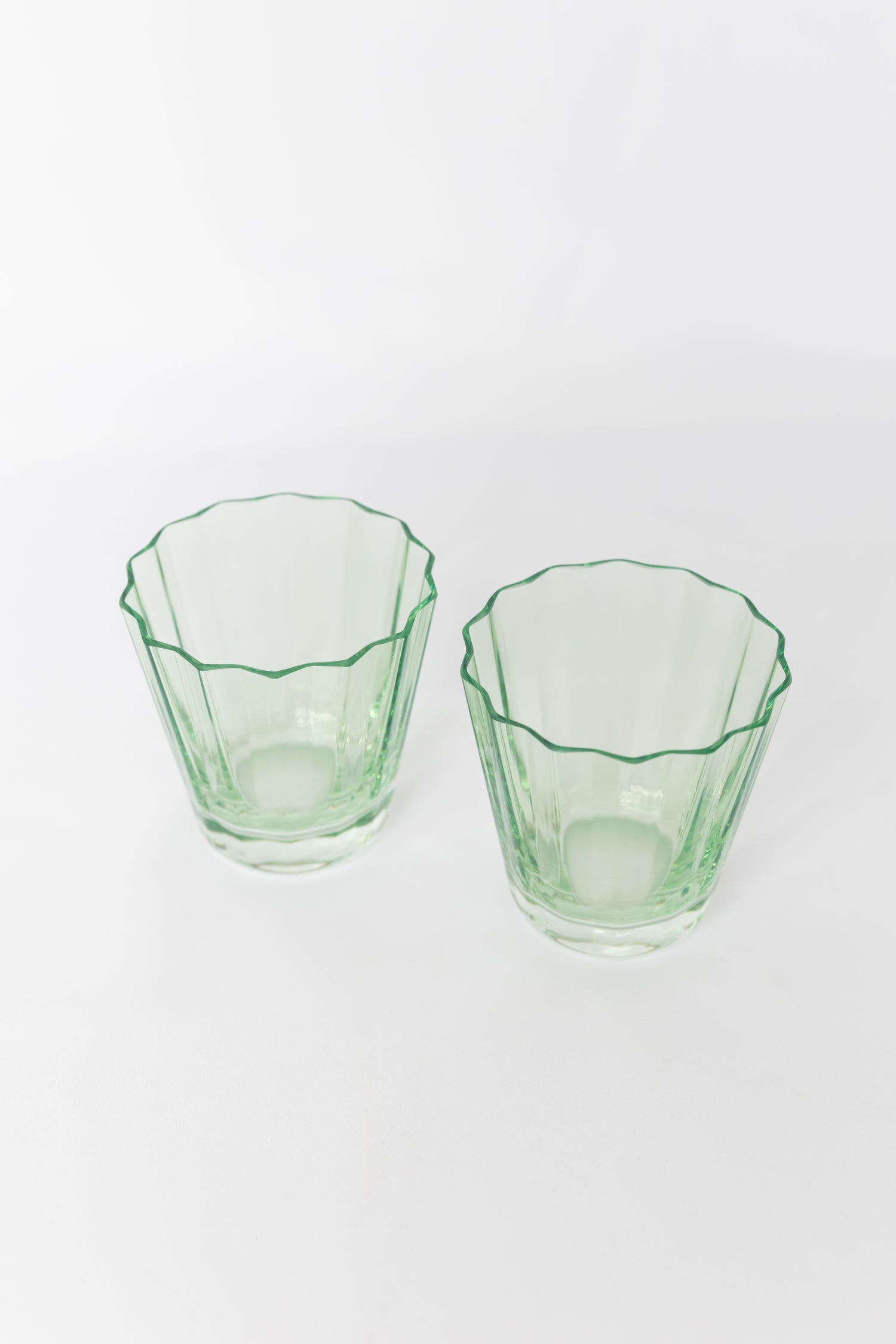 Estelle Colored Sunday Low Balls - Set of 2 {Mint Green}