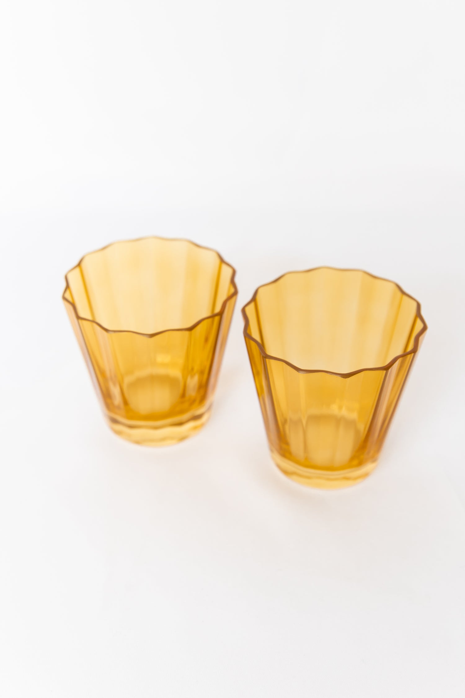 Estelle Colored Sunday Low Balls - Set of 2 {Butterscotch}