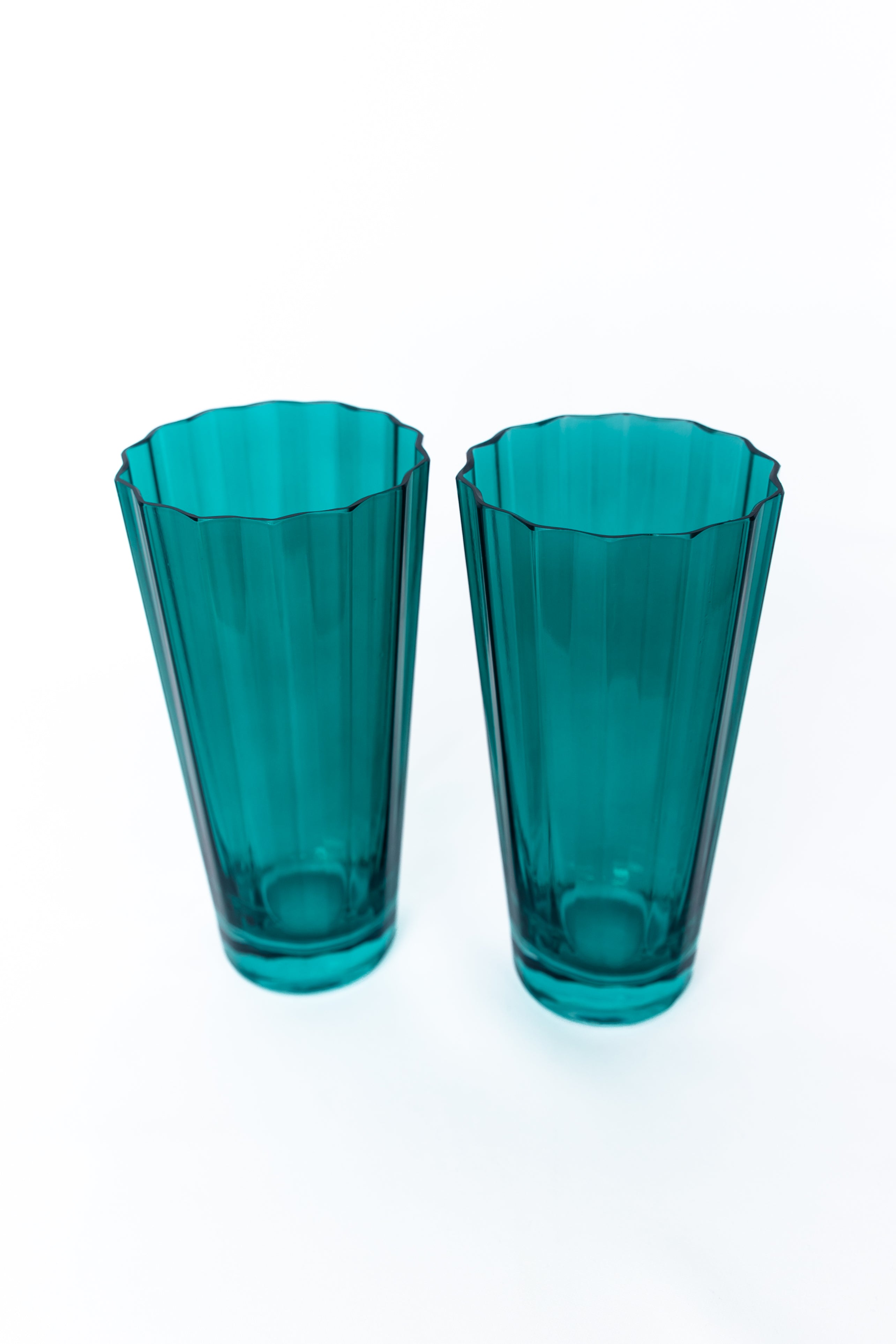 Estelle Colored Sunday High Balls - Set of 2 {Emerald Green}