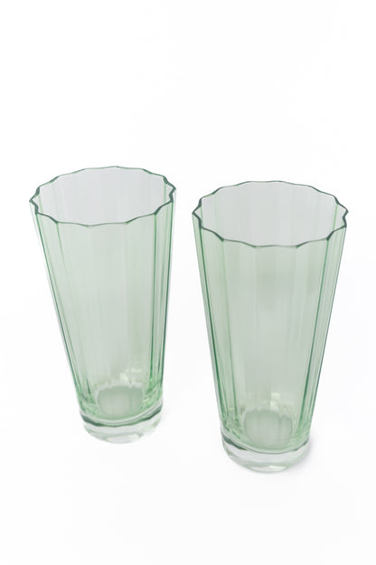 Estelle Colored Sunday High Balls - Set of 2 {Mint Green}