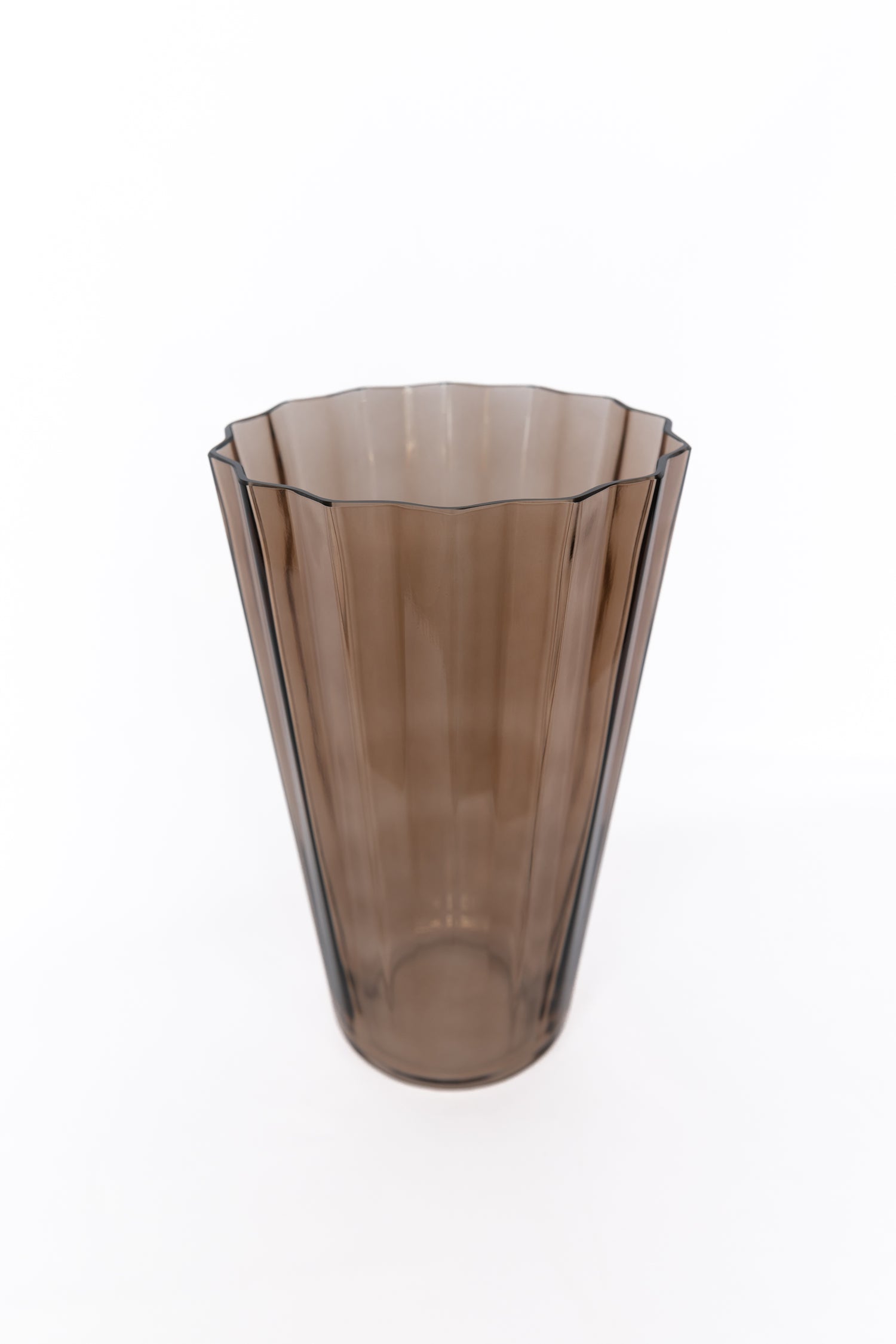 Estelle Colored Sunday Vase - {Amber Smoke}