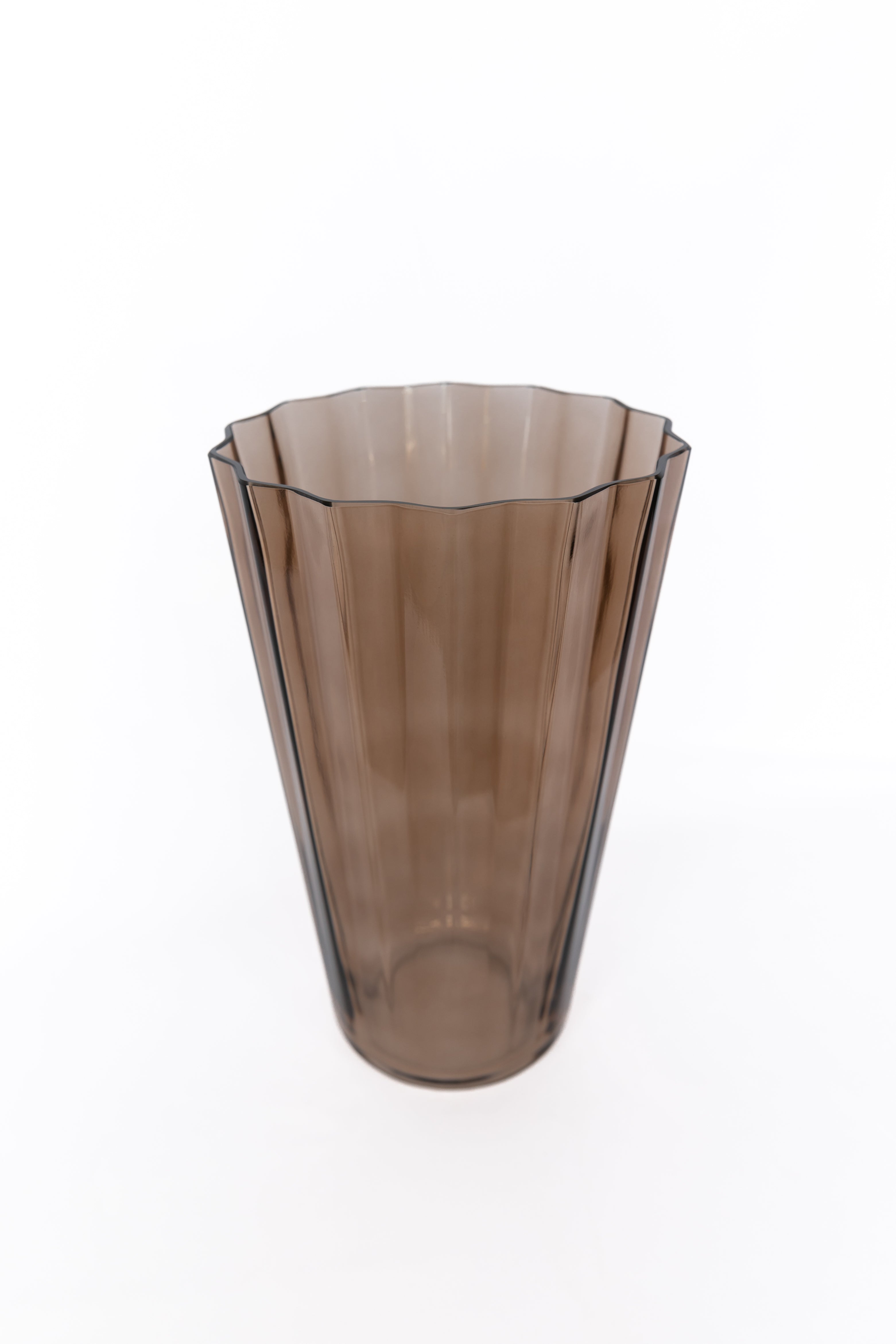 Estelle Colored Sunday Vase - {Amber Smoke}