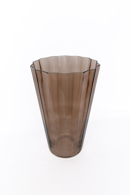 Estelle Colored Sunday Vase - {Amber Smoke}