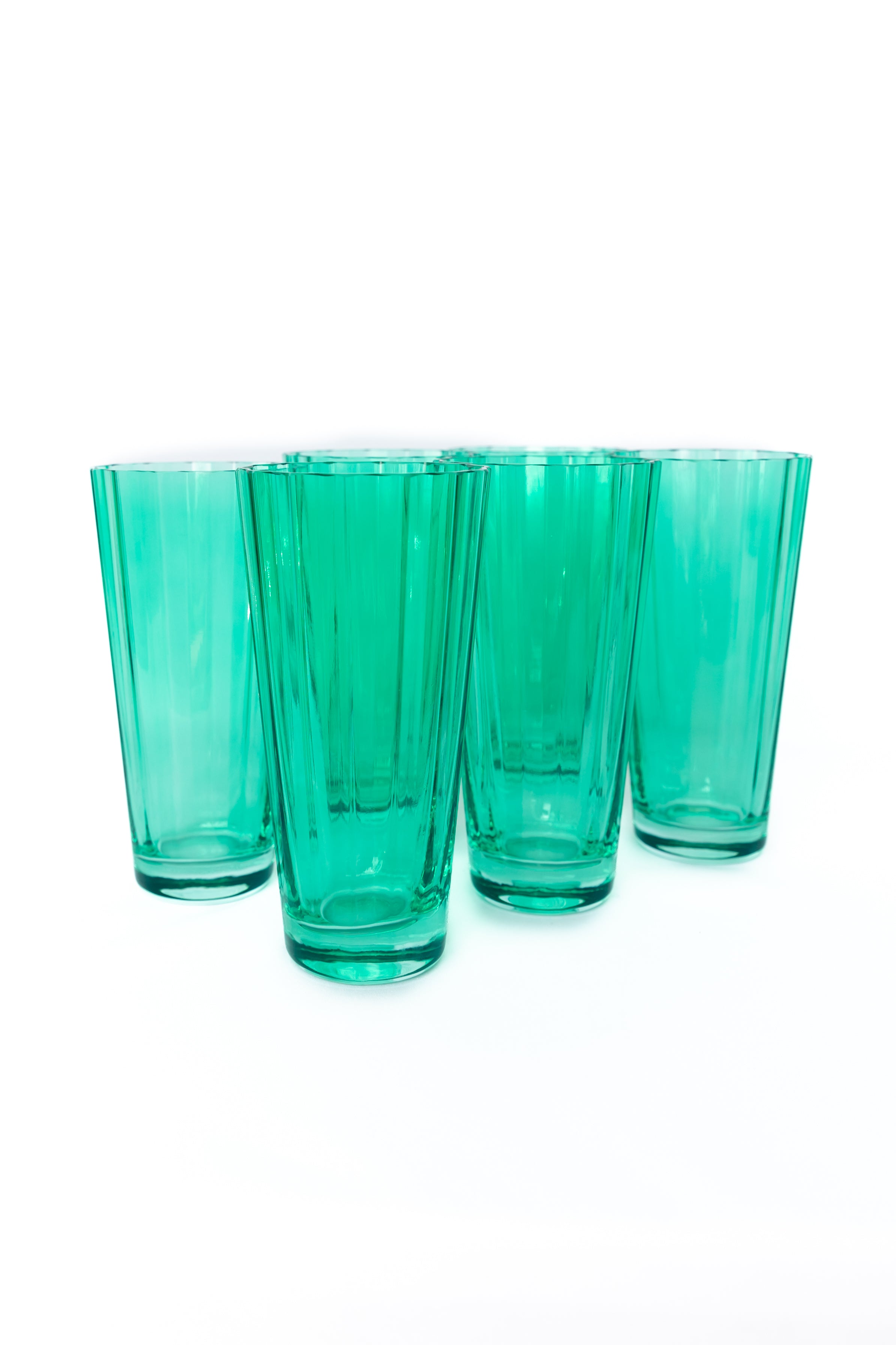 Estelle Colored Sunday High Balls - Set of 6 {Kelly Green}