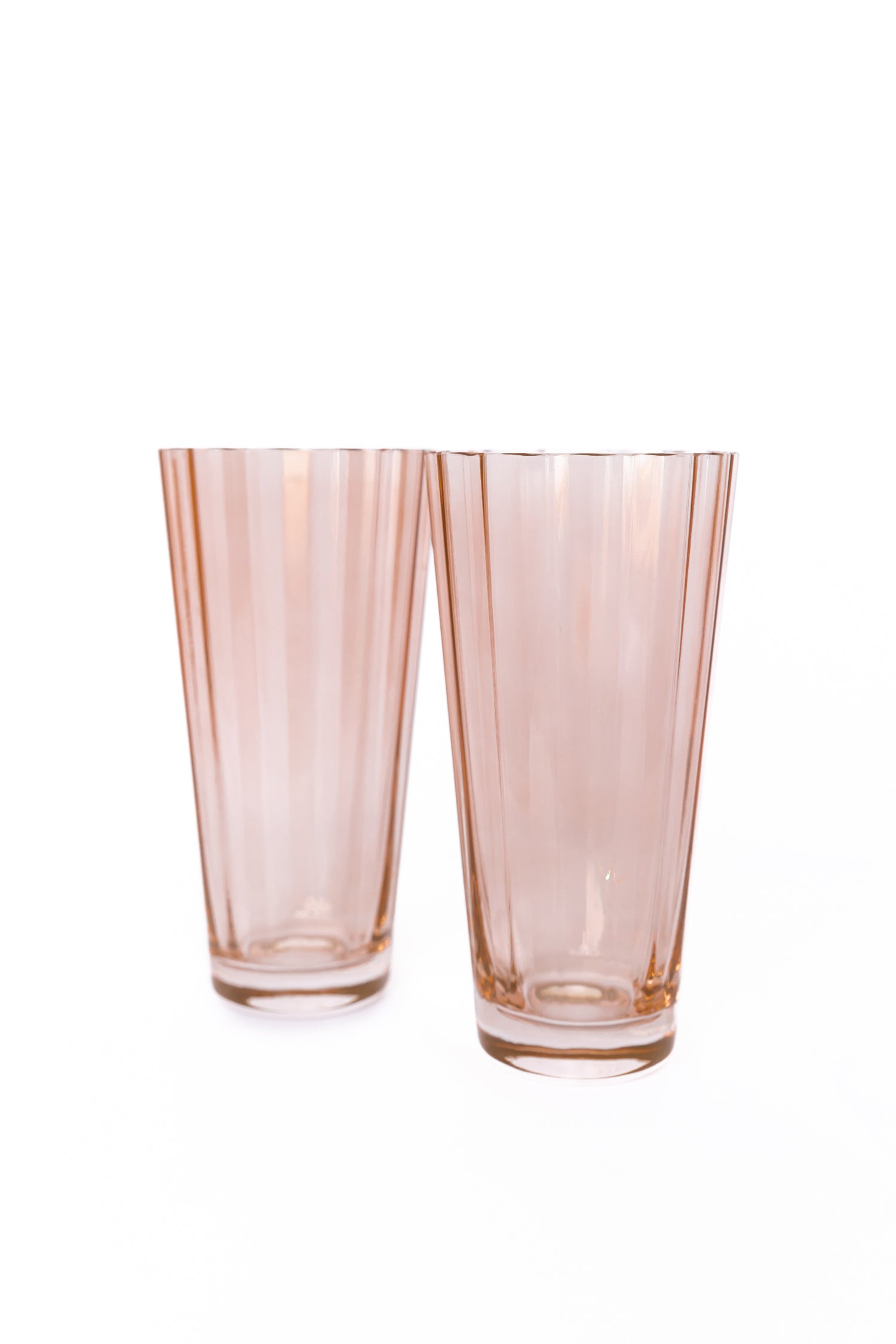 Estelle Colored Sunday High Balls - Set of 2 {Blush Pink}