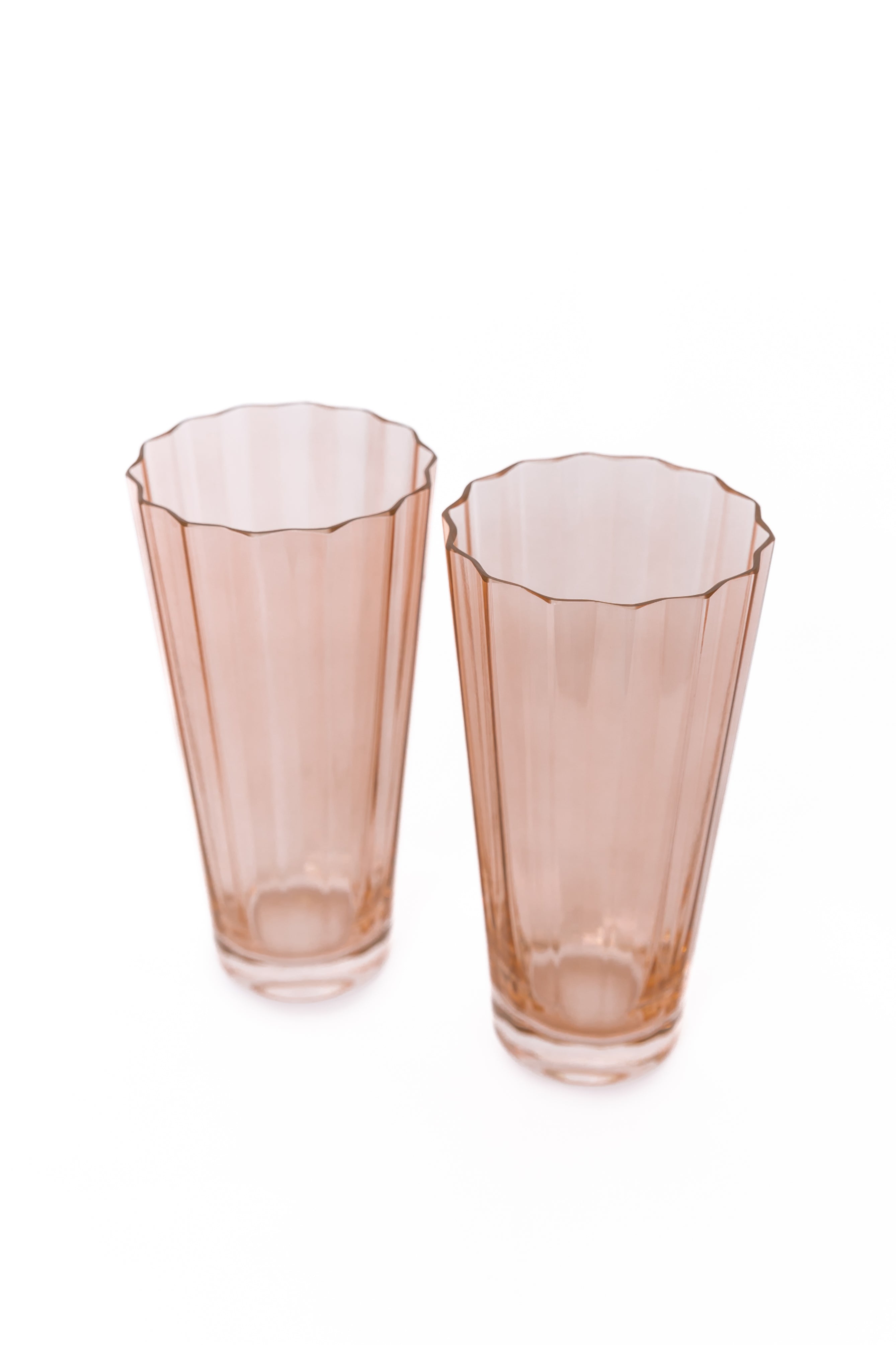 Estelle Colored Sunday High Balls - Set of 2 {Blush Pink}