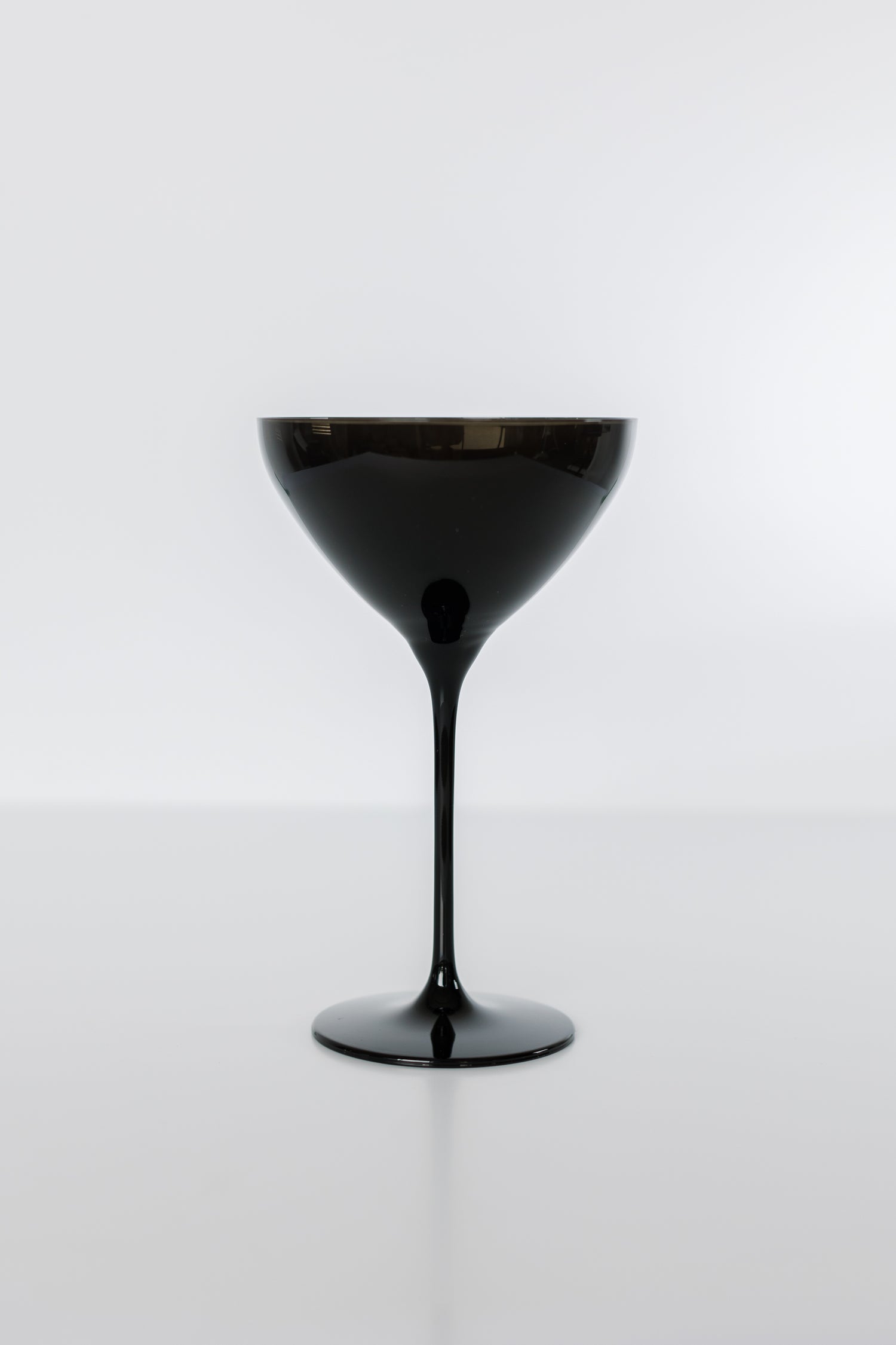 Estelle Colored Martini Glass - Set of 2 {Black}