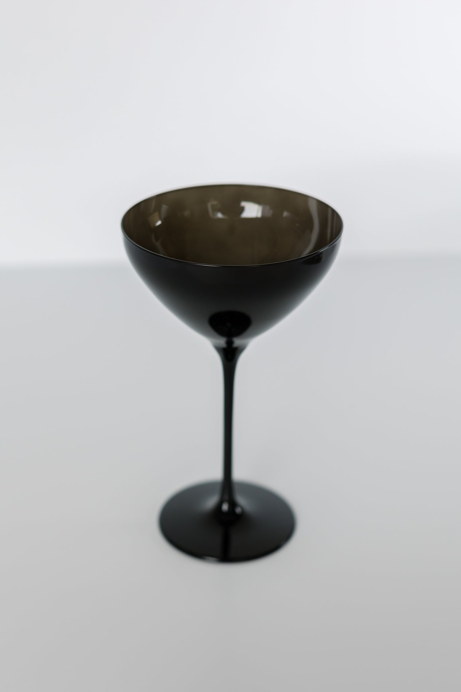 Estelle Colored Martini Glass - Set of 2 {Black}