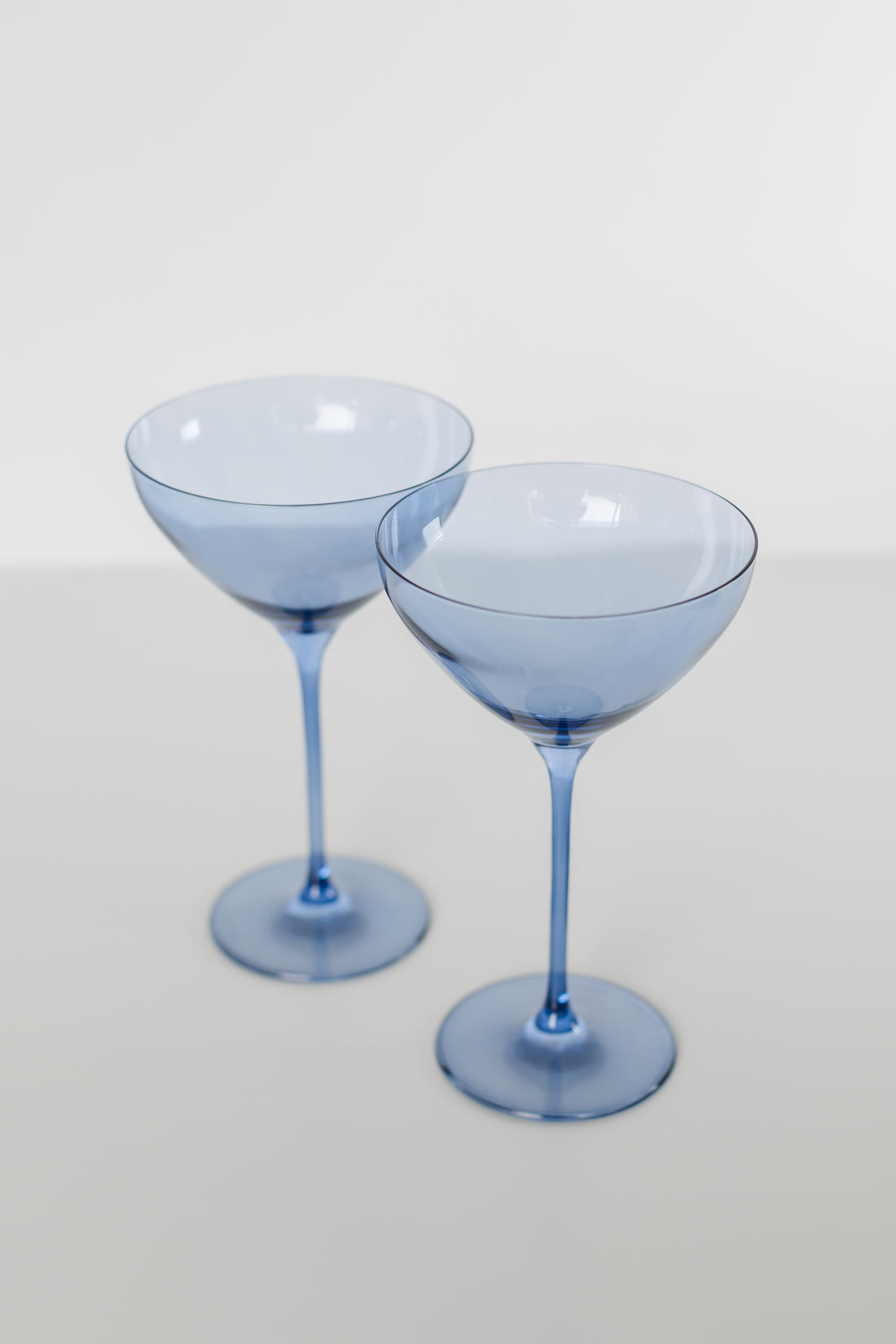 Estelle Colored Martini Glass - Set of 2 {Cobalt Blue}