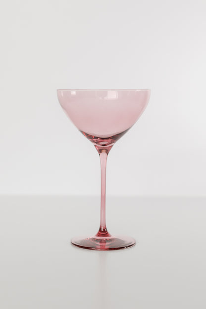 Estelle Colored Martini Glass - Set of 2 {Rose}