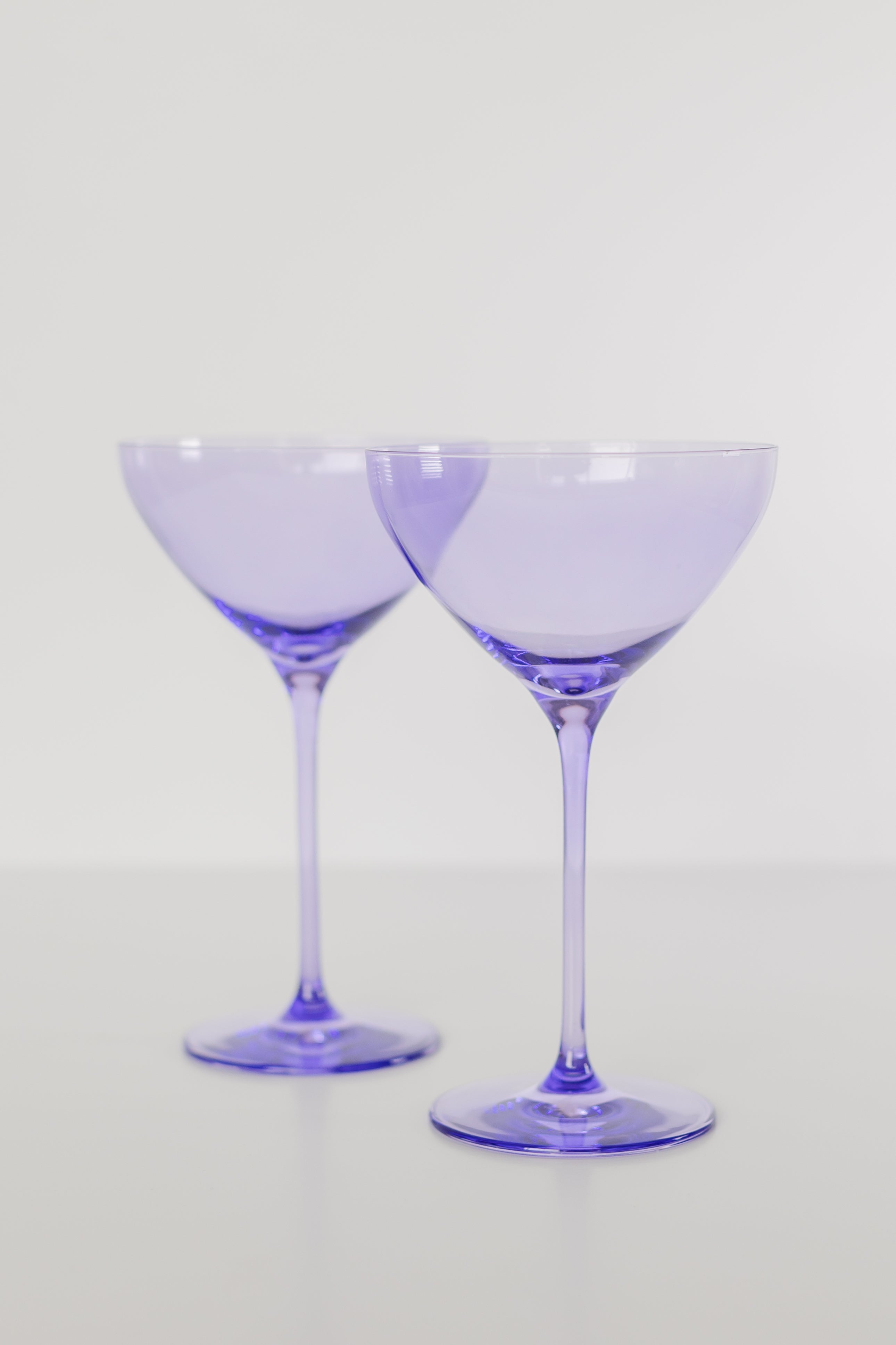 Estelle Colored Martini Glass - Set of 2 {Lavender}