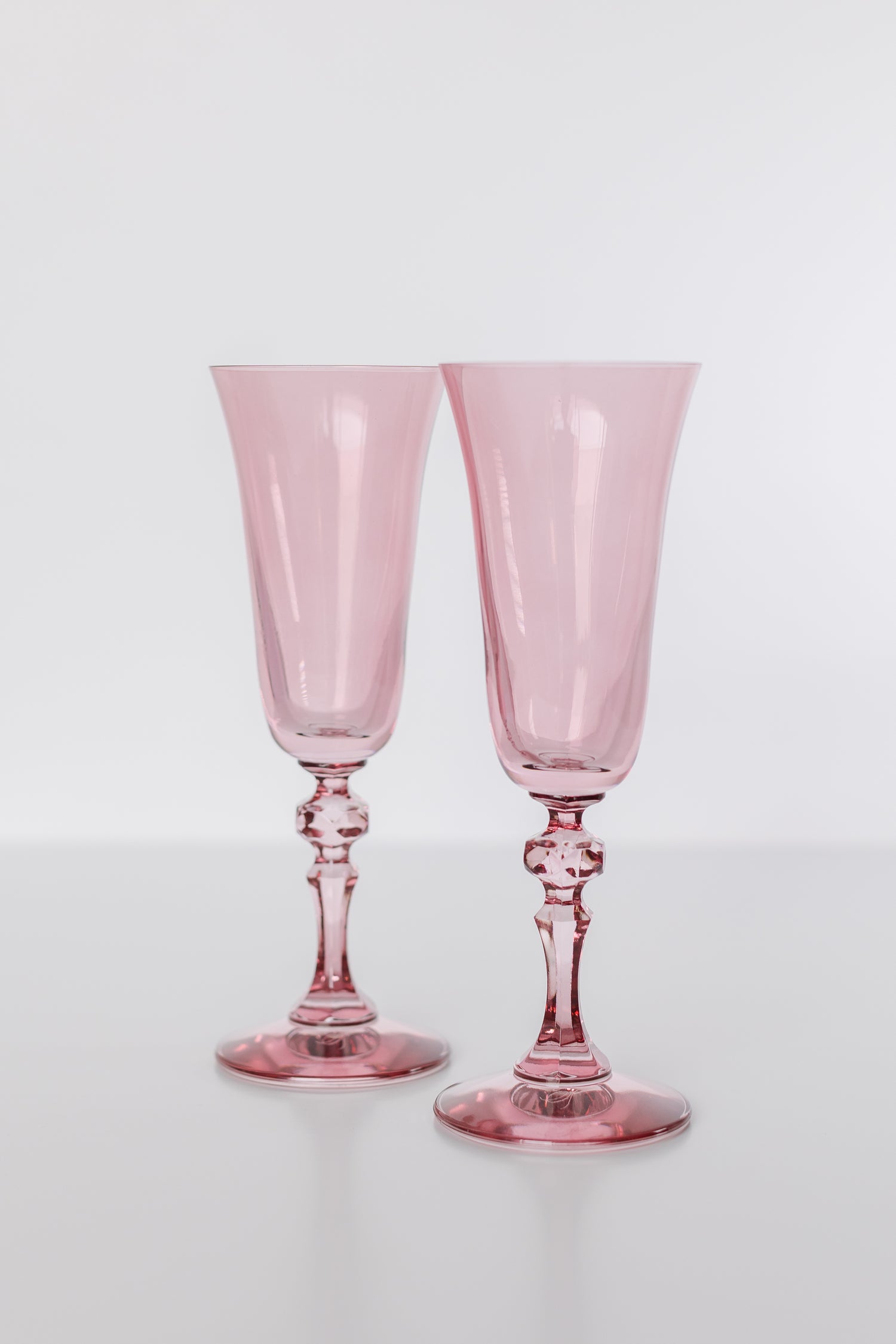 Estelle Colored Regal Flute - Set of 2 {Rose}