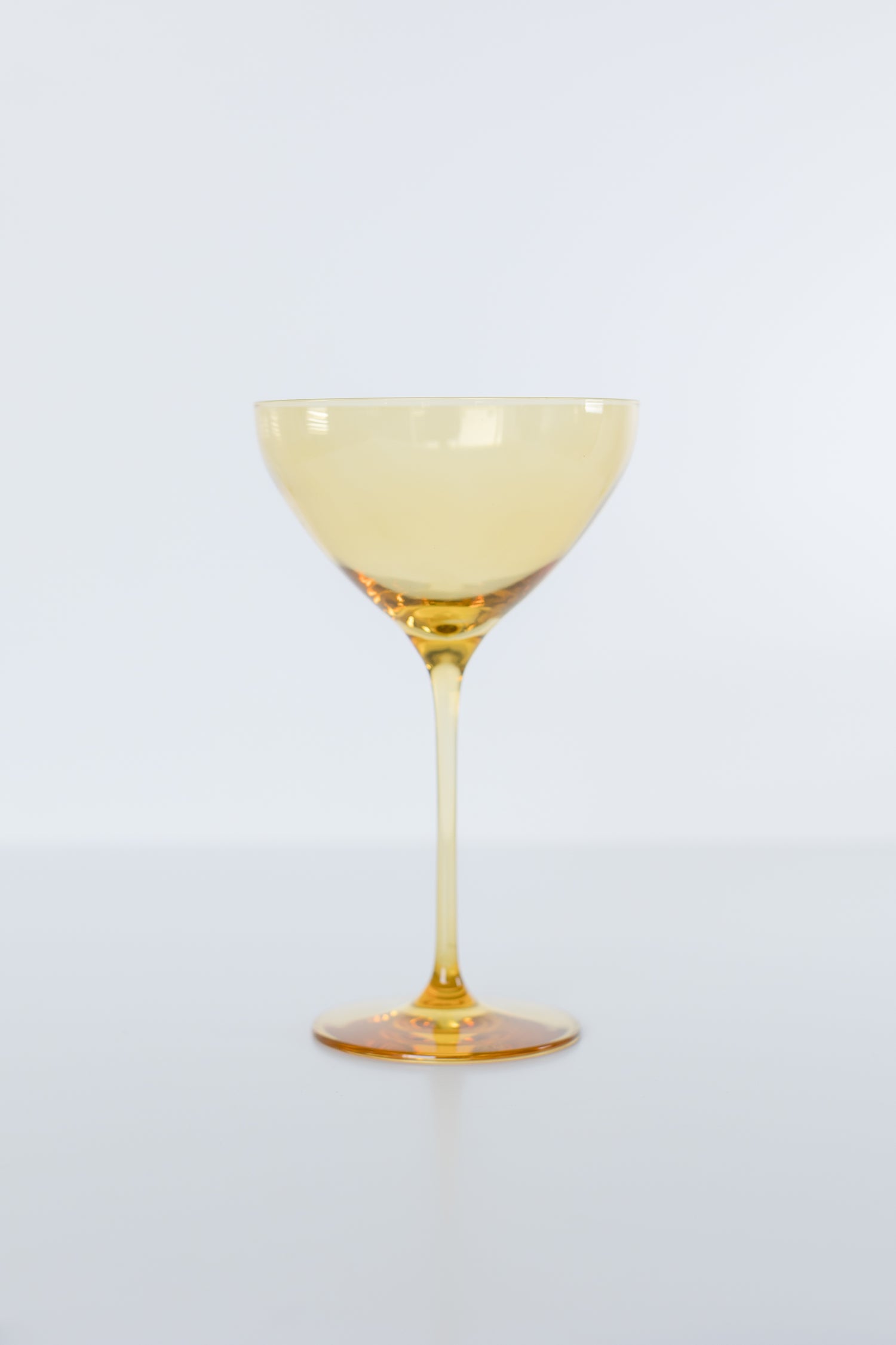 Estelle Colored Martini Glass - Set of 2 {Yellow}