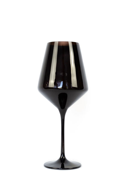 Estelle Colored Wine Stemware - Set of 6 {Black}