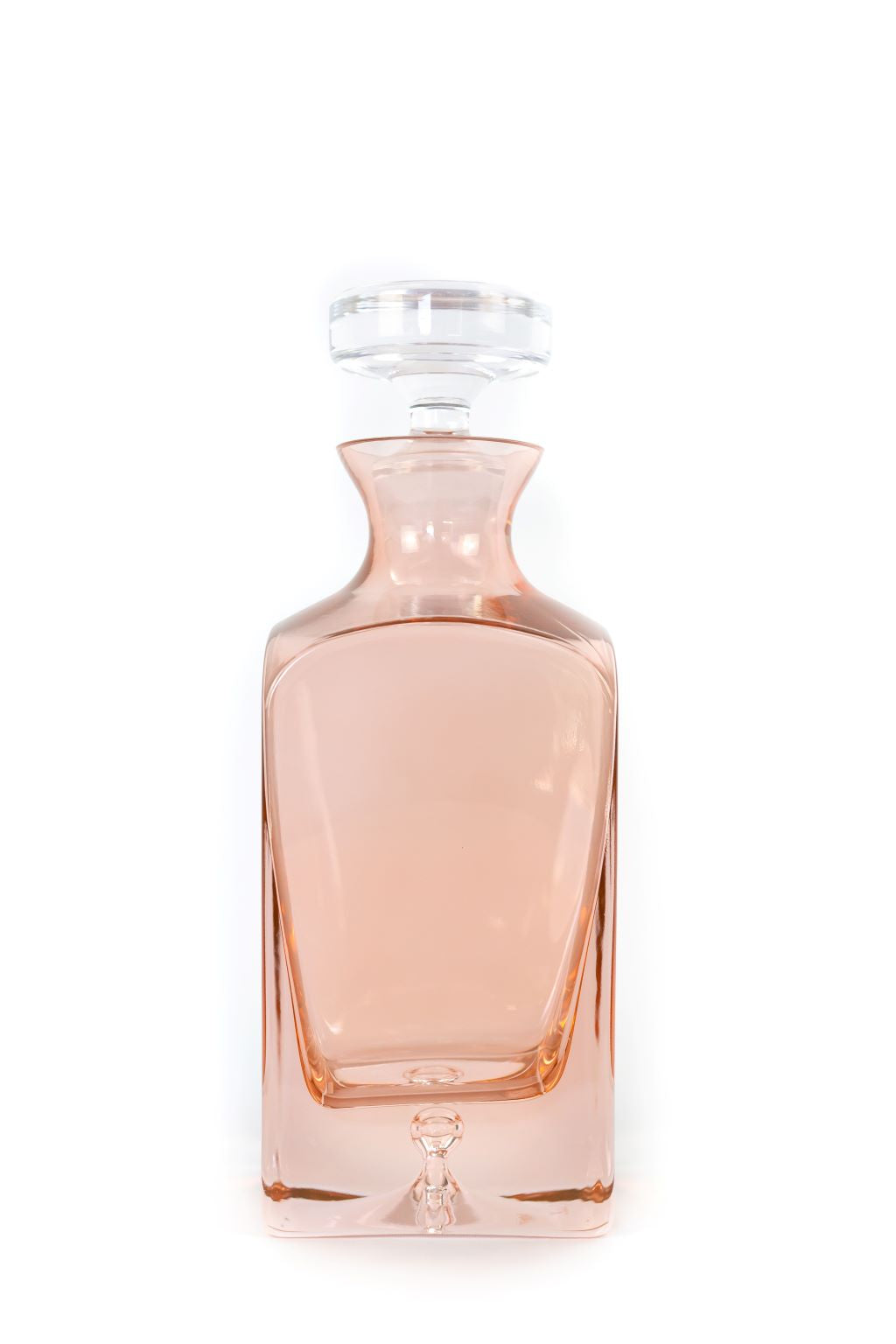 Estelle Colored Decanter- Heritage {Blush Pink}