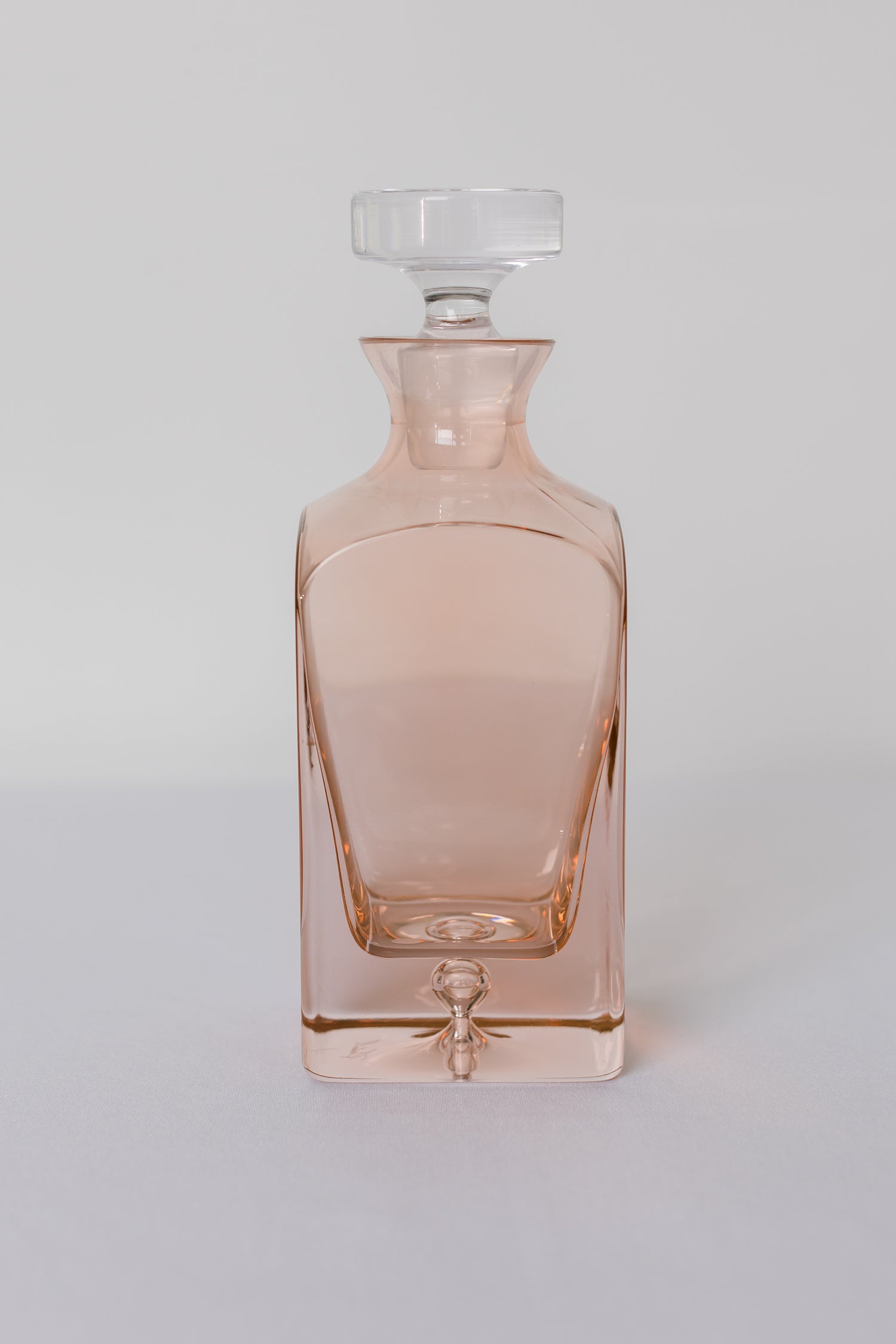 Estelle Colored Decanter- Heritage {Blush Pink}