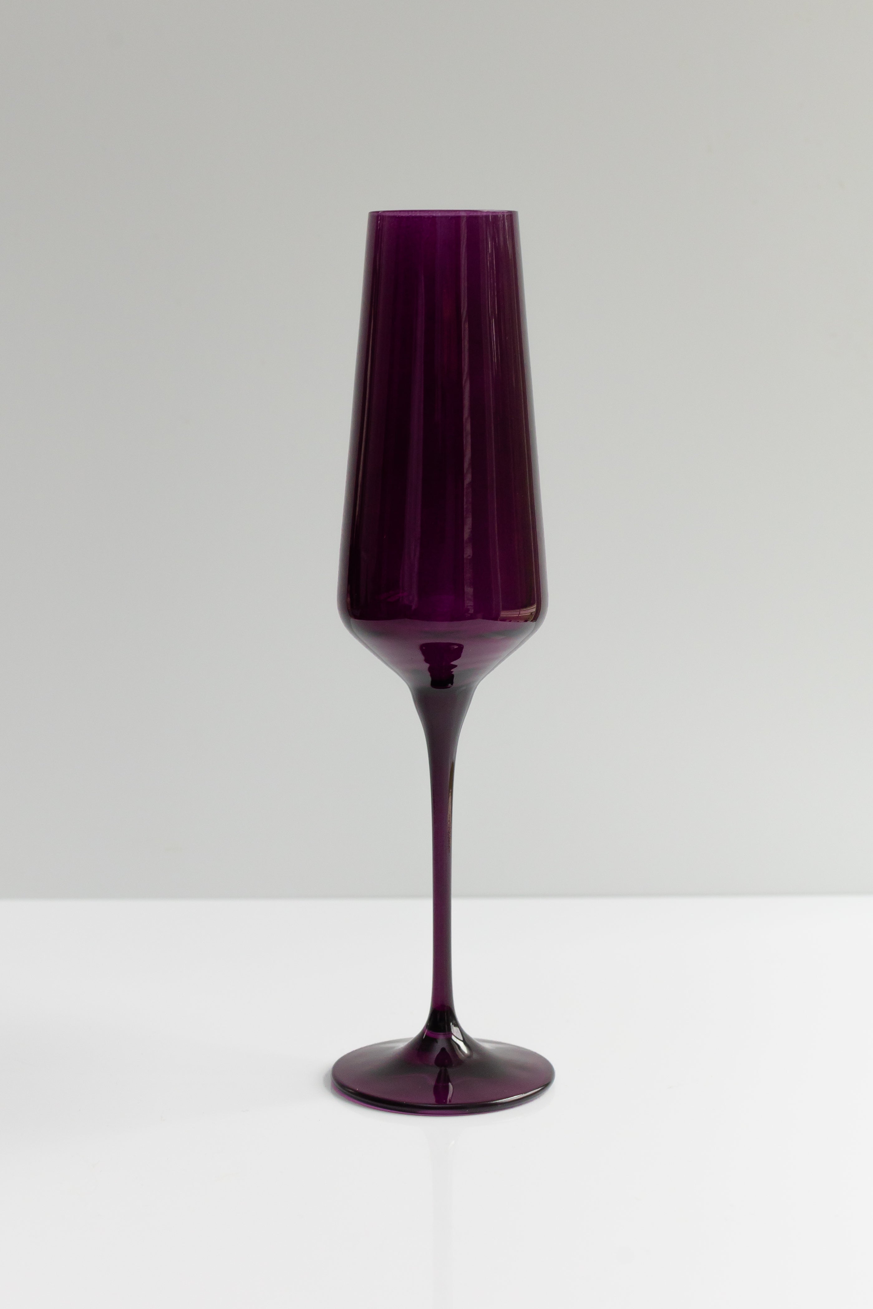 Estelle Colored Champagne Flute - Set of 2 {Amethyst}