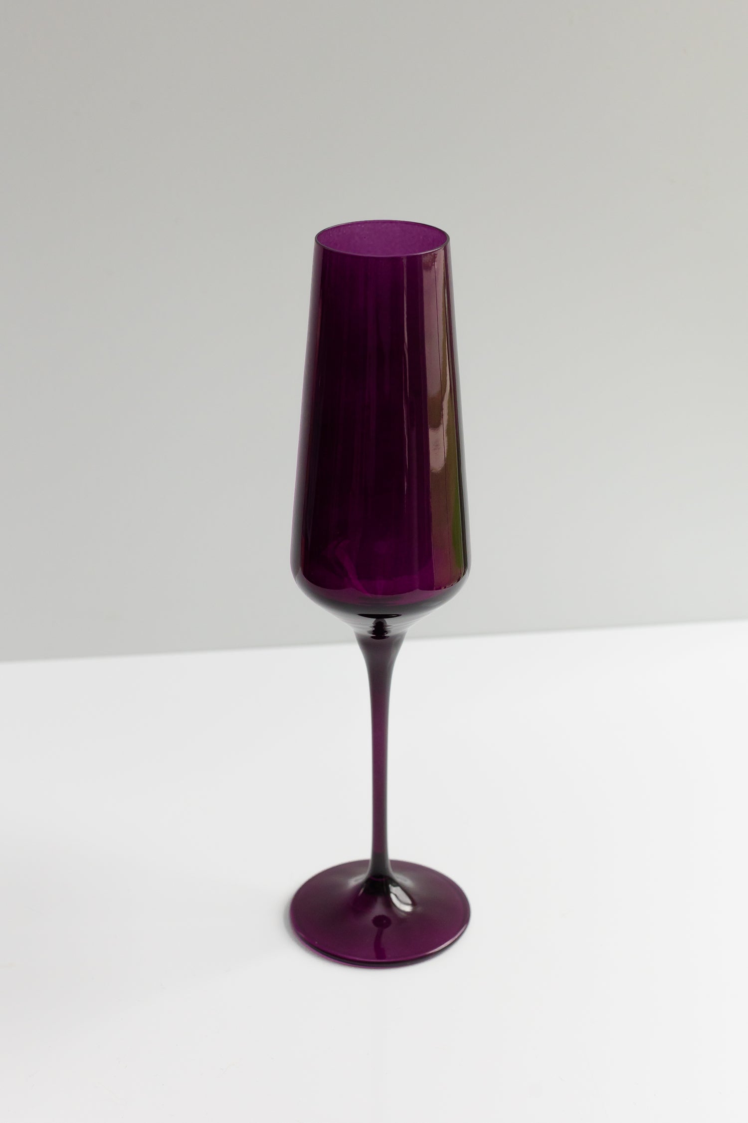 Estelle Colored Champagne Flute - Set of 6 {Amethyst}