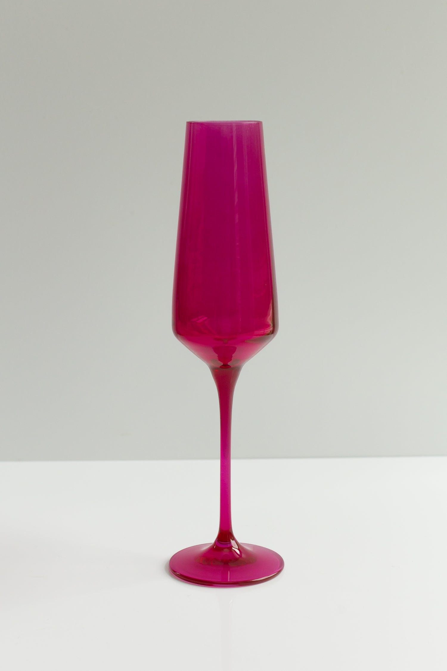 Estelle Colored Champagne Flute - Set of 2 {Viva Magenta (Our Fuchsia)}