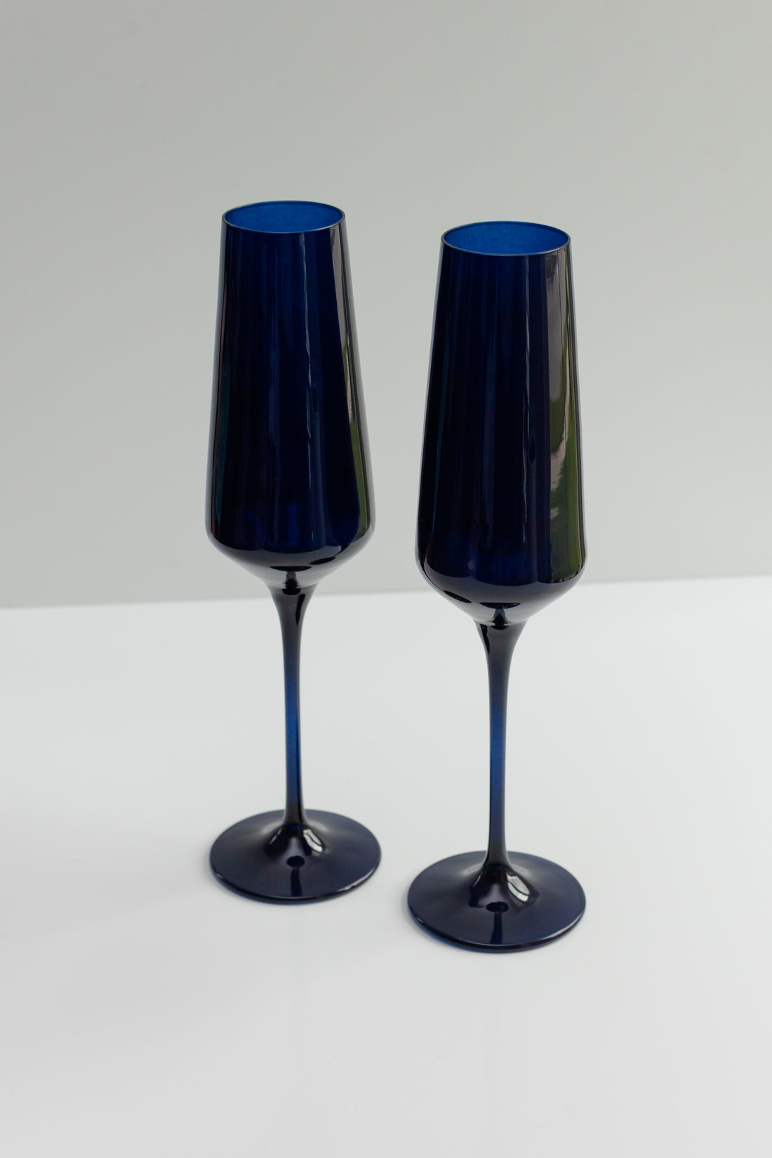 Estelle Colored Champagne Flute - Set of 2 {Midnight Blue}