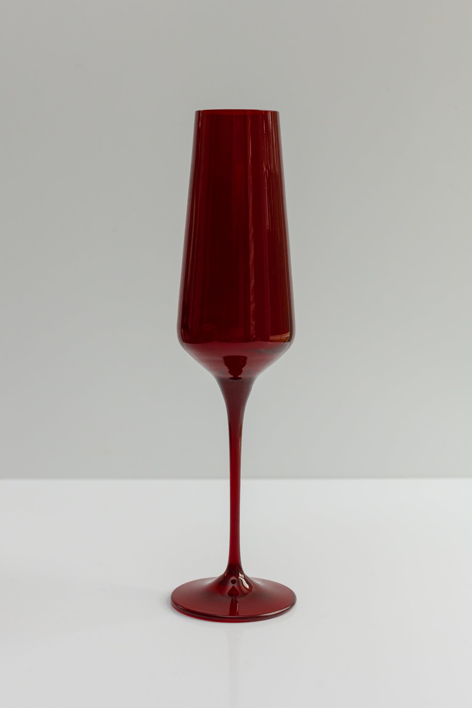 Estelle Colored Champagne Flute - Set of 2 {Red}