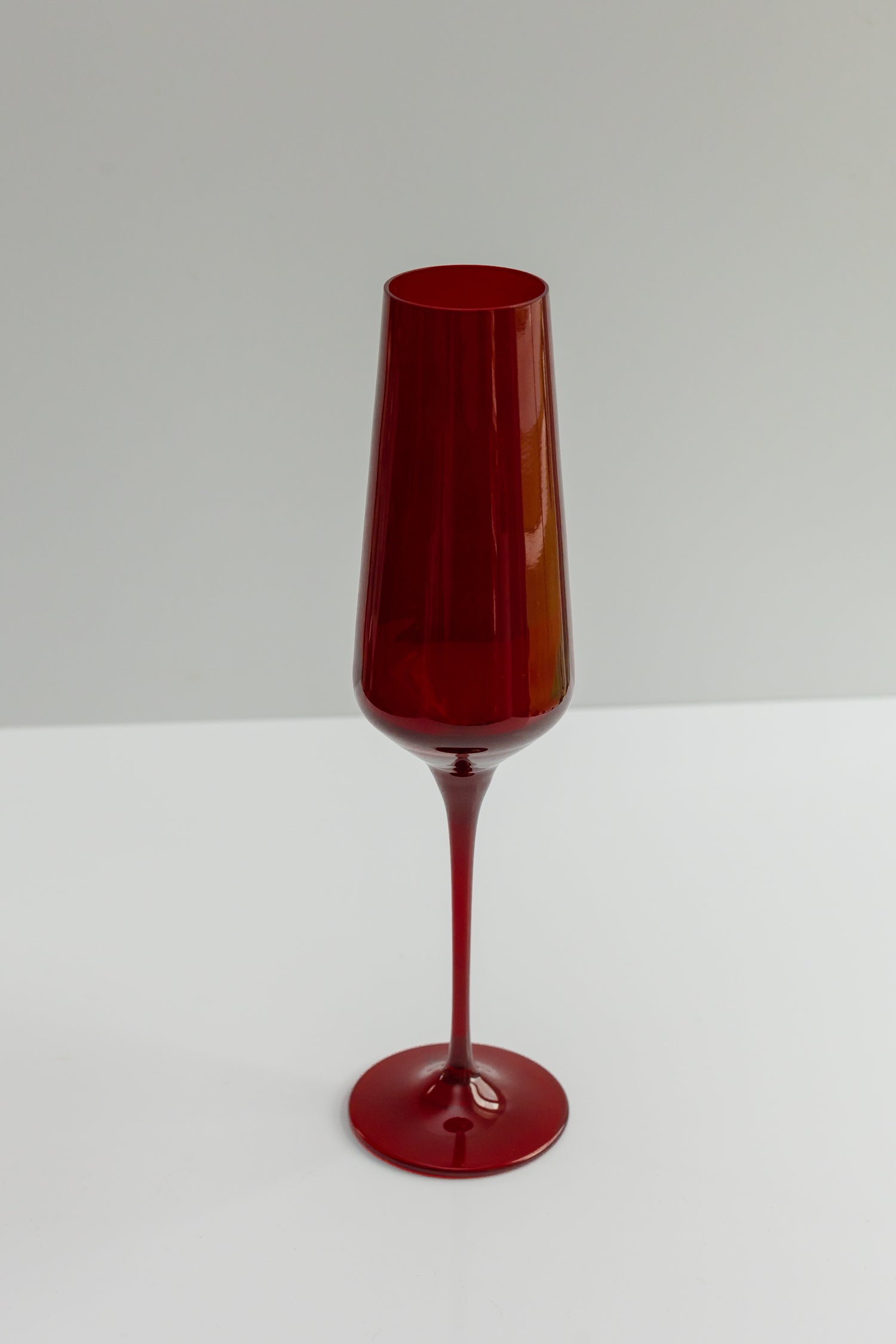 Estelle Colored Champagne Flute - Set of 2 {Red}