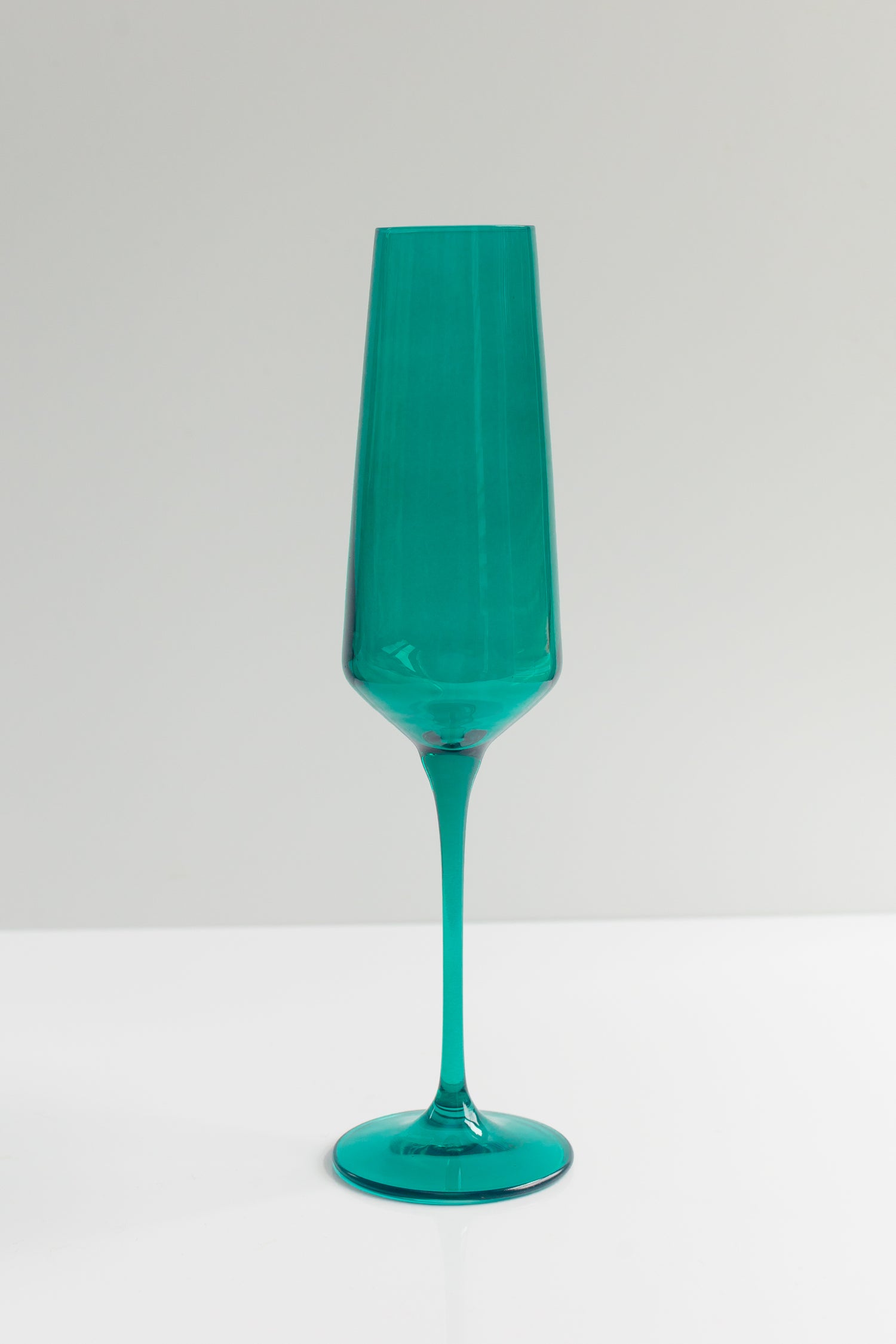 Estelle Colored Champagne Flute - Set of 2 {Emerald Green}